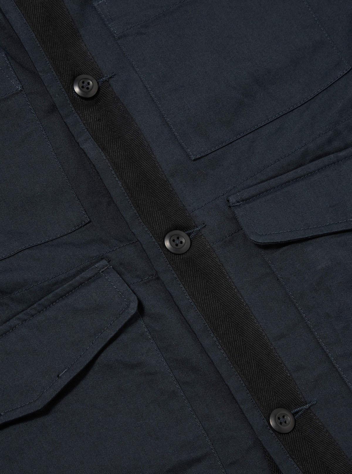 Universal Works 4 Pocket Gilet in Navy Twill