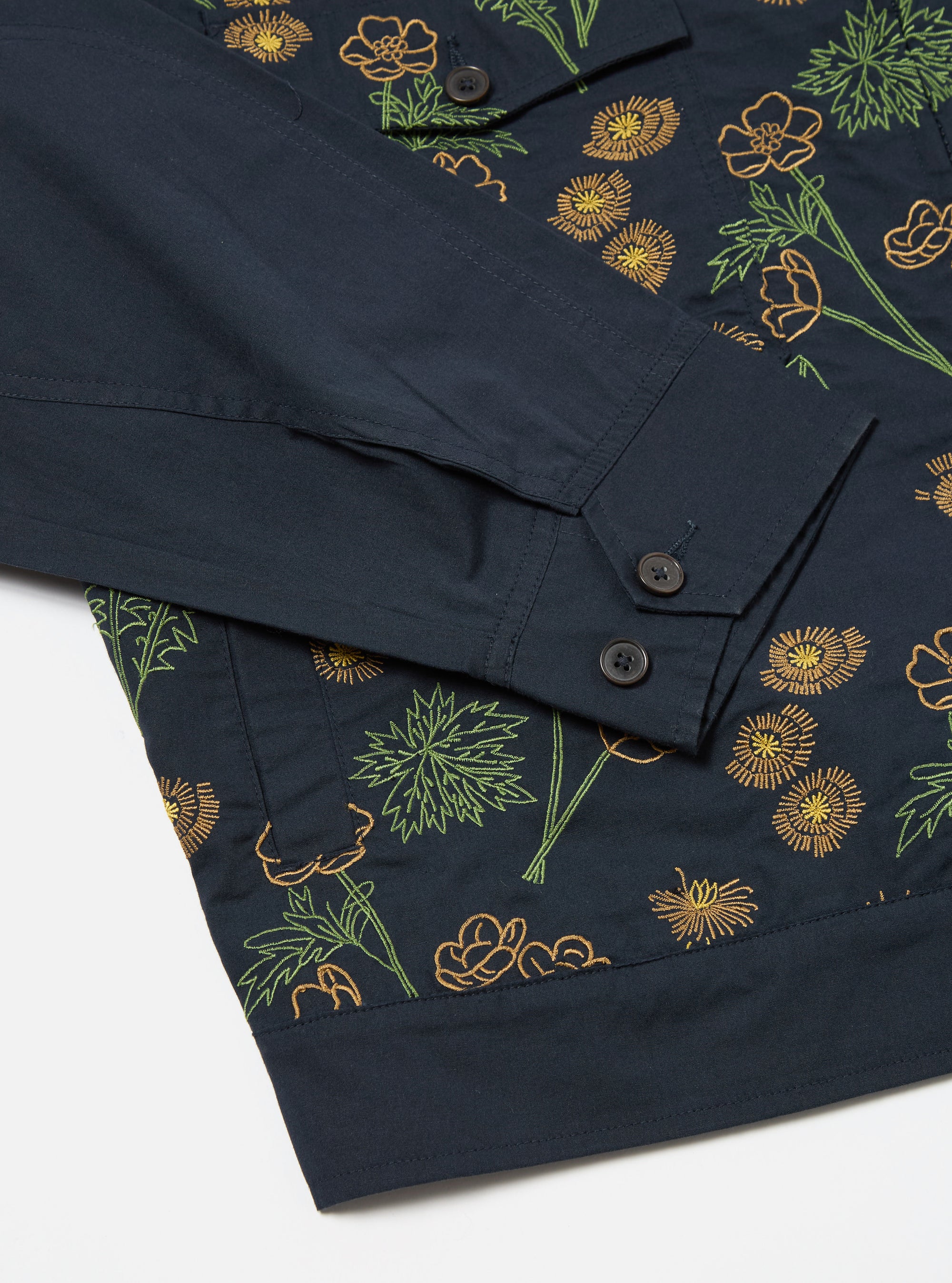 Flower Mountain x Universal Works E130 Jacket in Navy Broadcloth