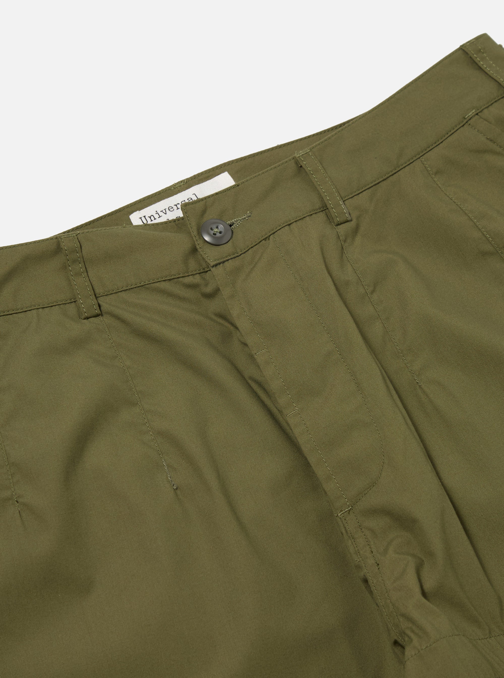 Universal Works Loose Pilot Trouser in Olive Recycled Polytech