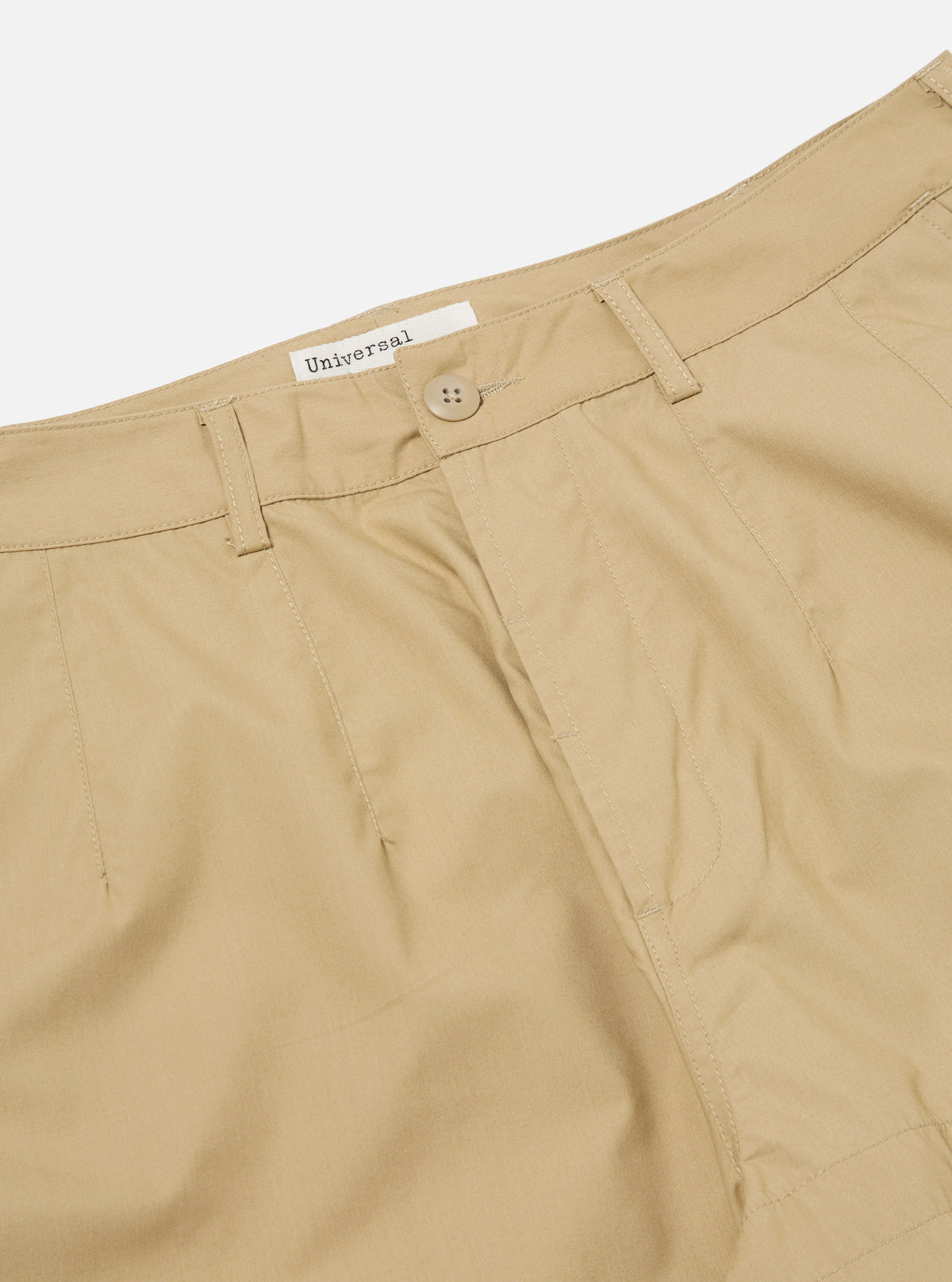 Universal Works Loose Pilot Trouser in Sand Recycled Polytech