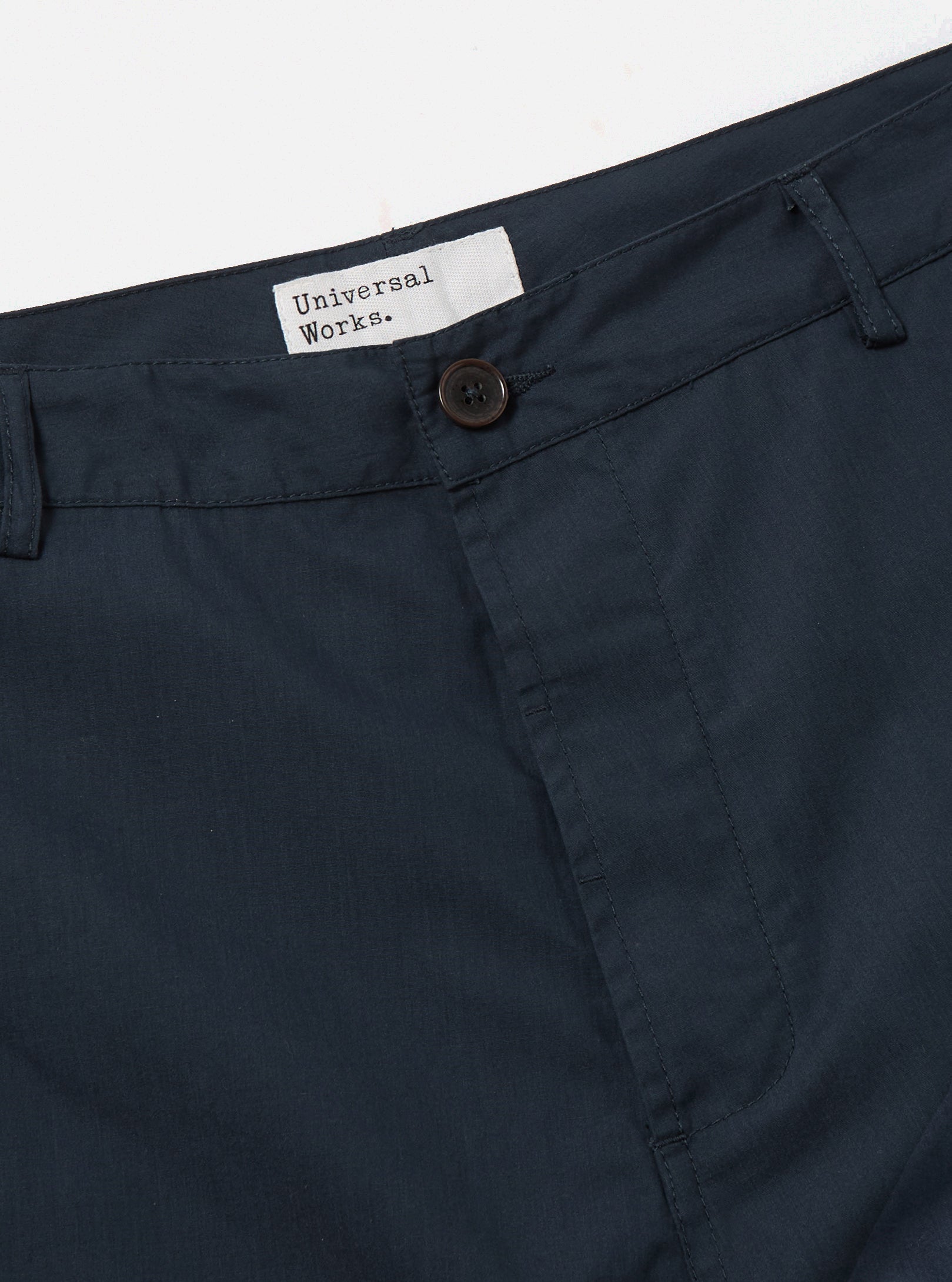 Universal Works Military Chino in Navy Recycled Polytech