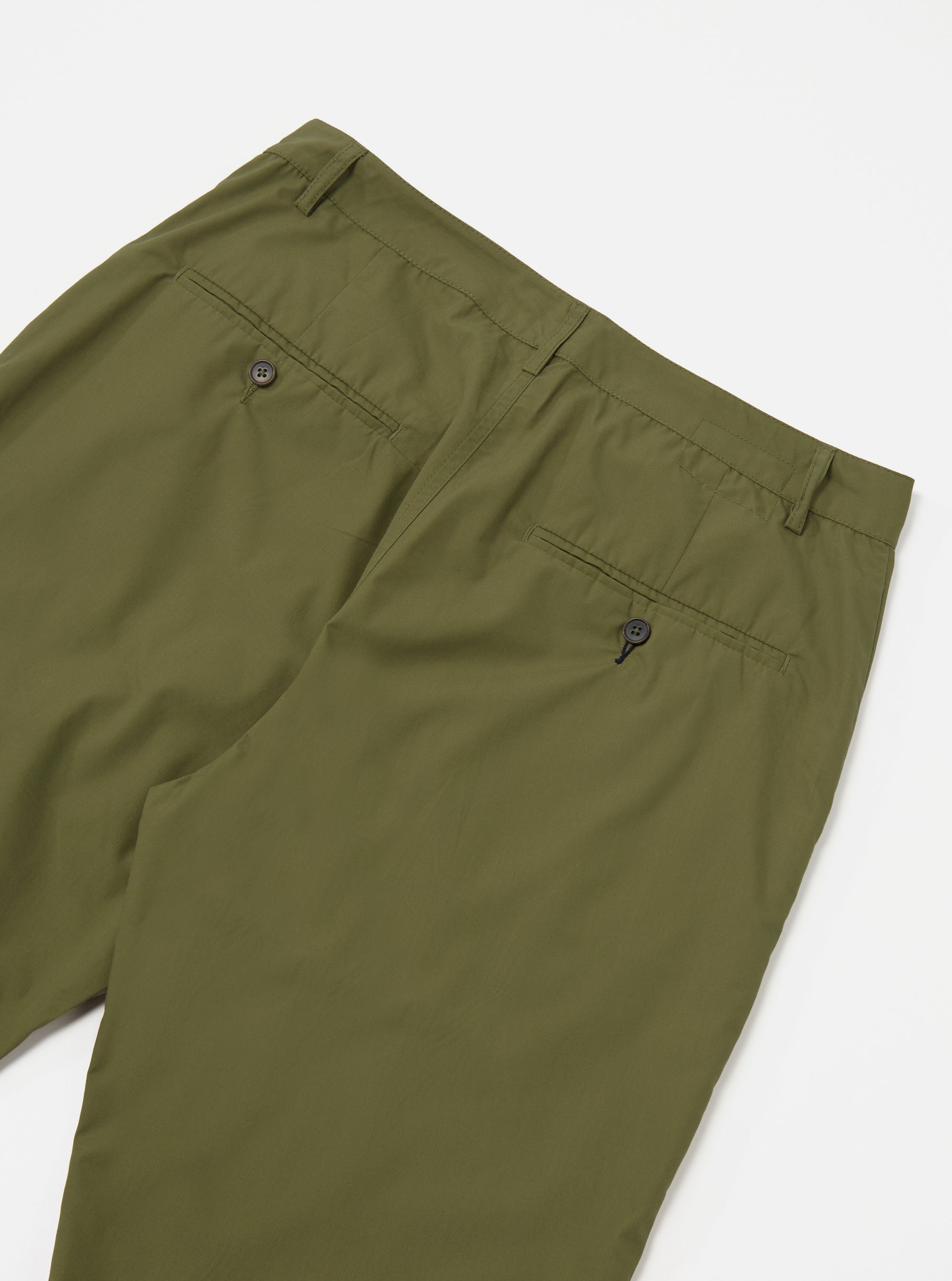 Universal Works Military Chino in Olive Recycled Polytech