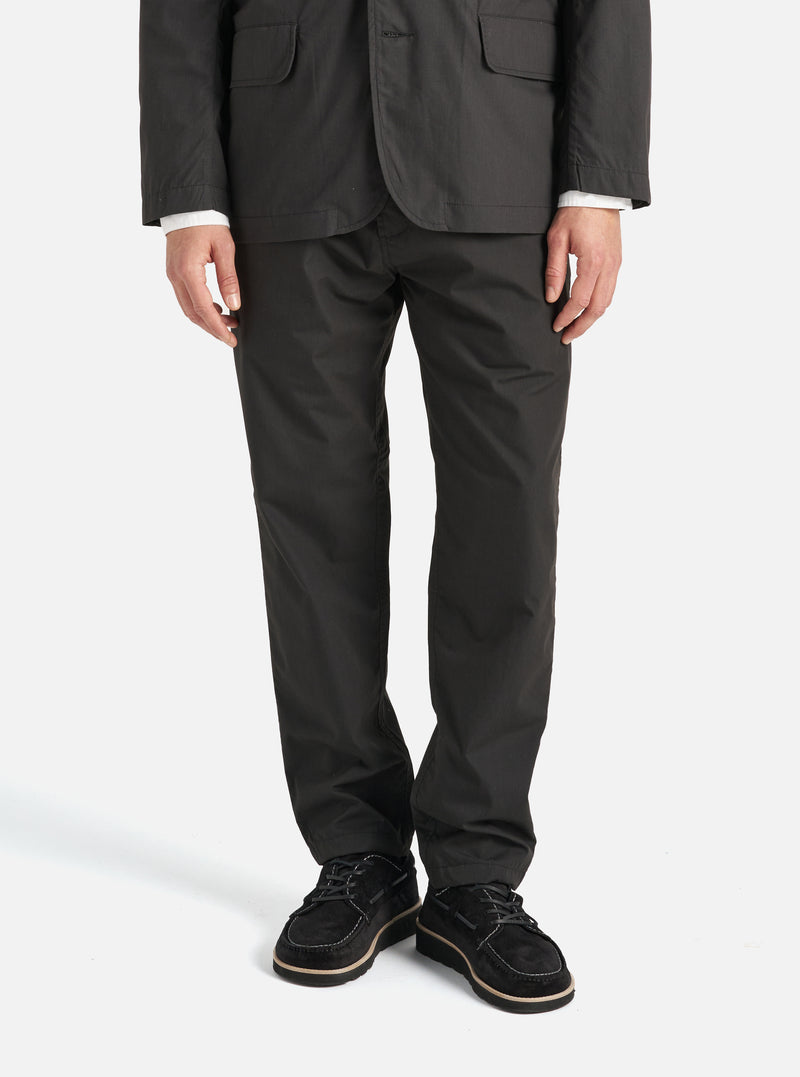 Universal Works Military Chino in Black Recycled Polytech