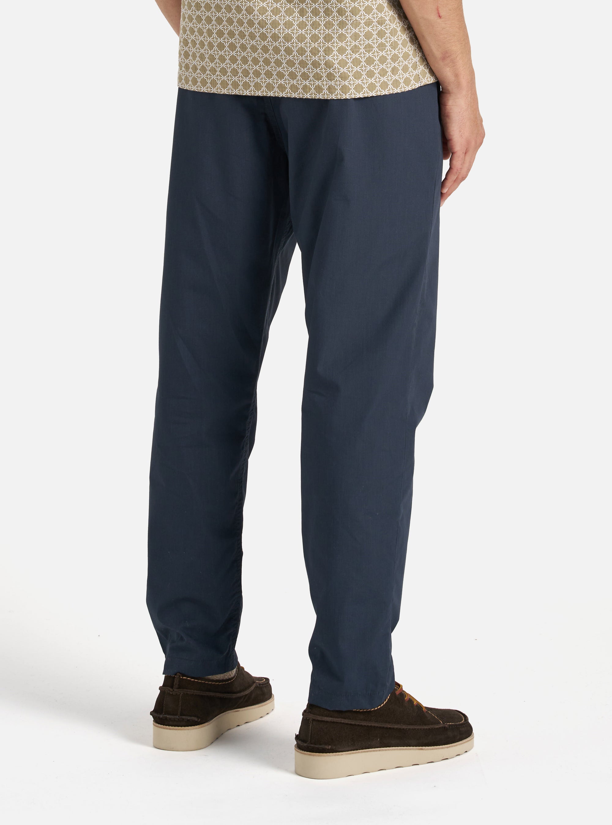 Universal Works Military Chino in Navy Recycled Polytech