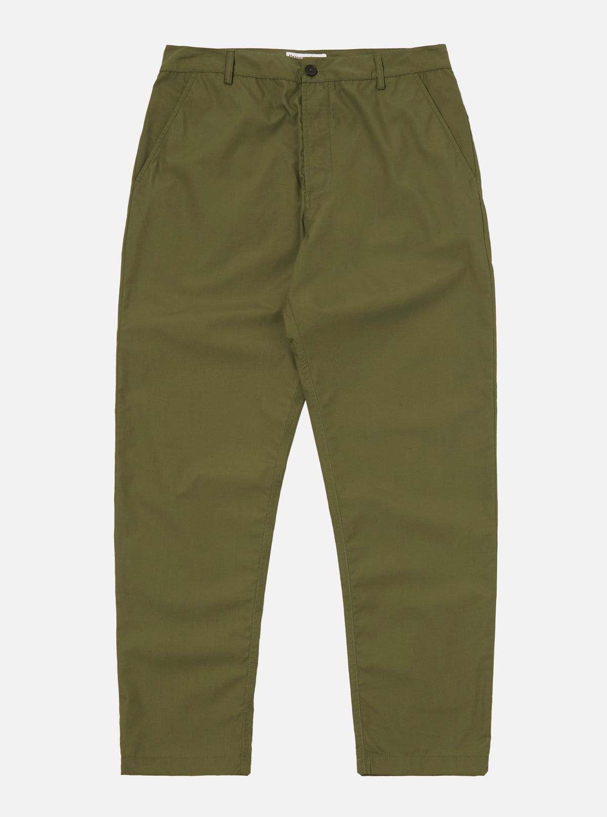 Universal Works Military Chino in Olive Recycled Polytech