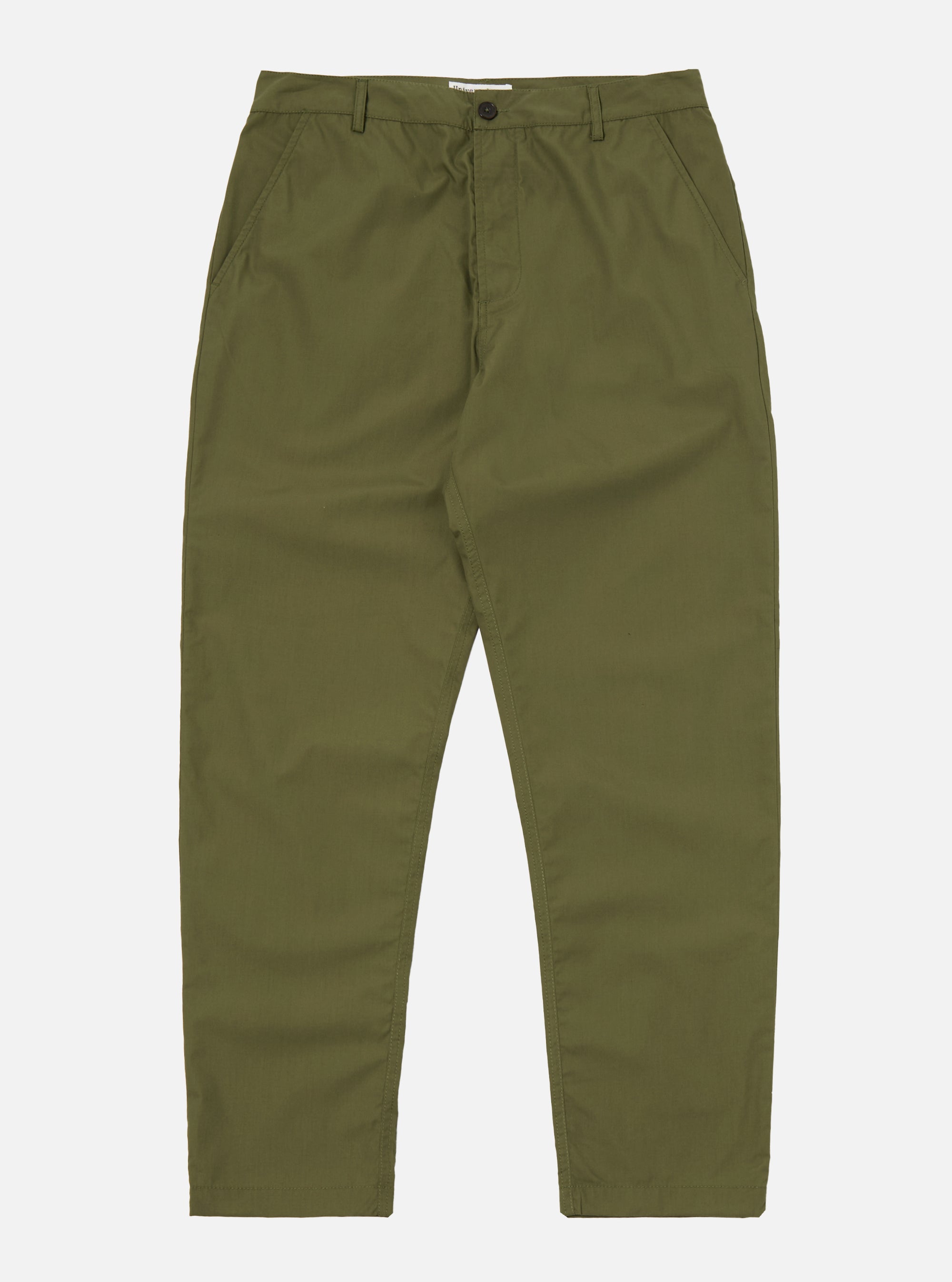 Universal Works Military Chino in Olive Recycled Polytech