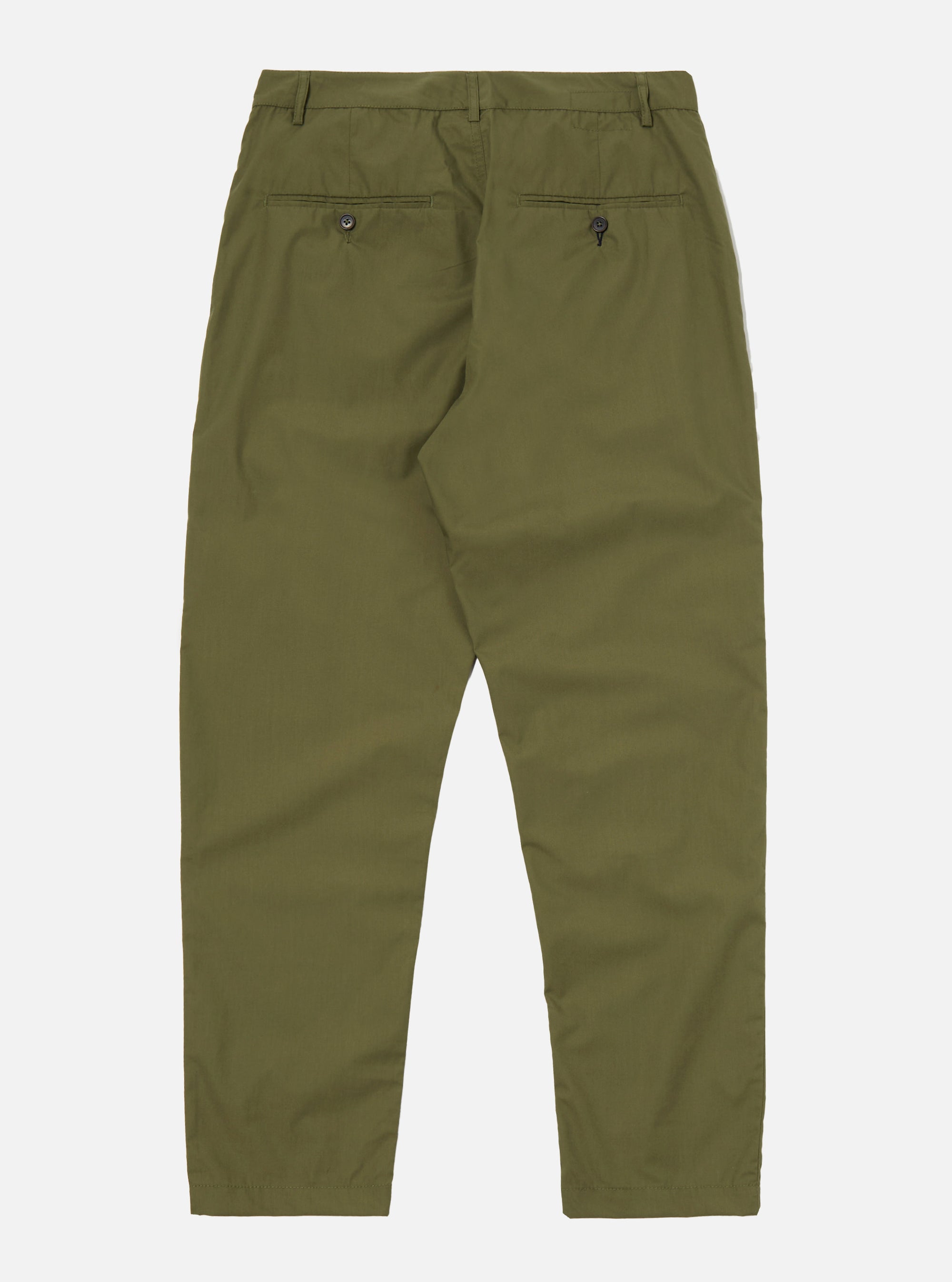 Universal Works Military Chino in Olive Recycled Polytech