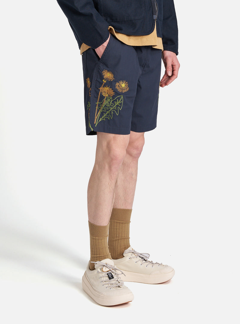 Flower Mountain x Universal Works Beach Short in Navy Recycled Polytech