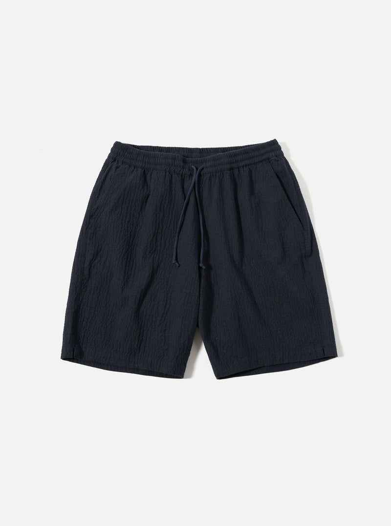 Universal Works Simple Short in Dark Navy Ospina Cotton