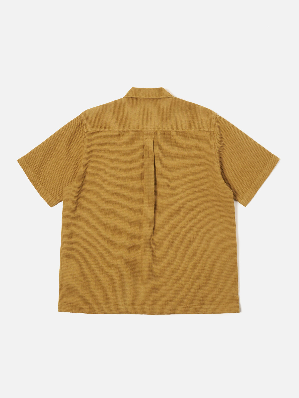 Universal Works Tech Overshirt in Camel Nippon Waffle