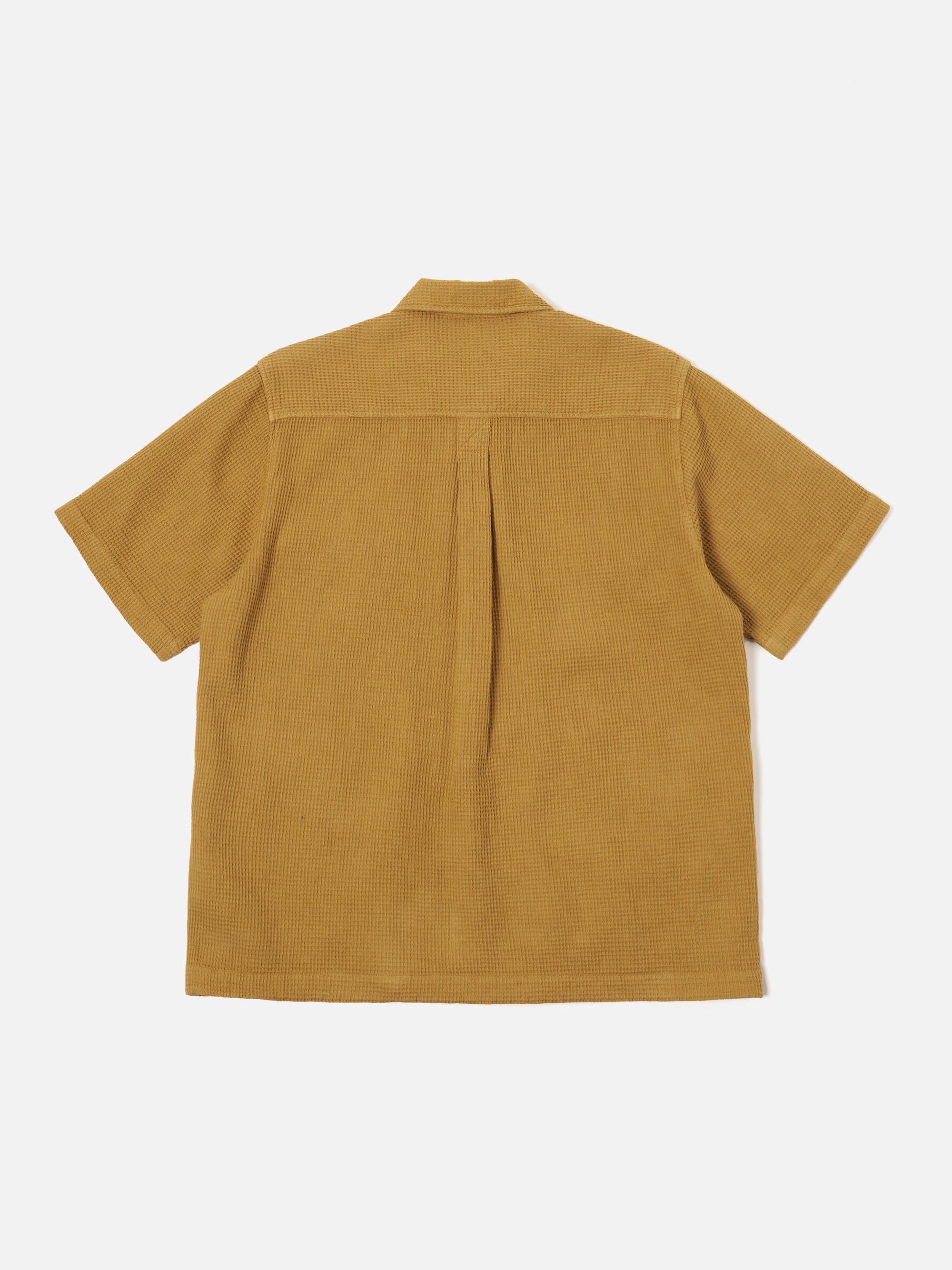 Universal Works Tech Overshirt in Camel Nippon Waffle