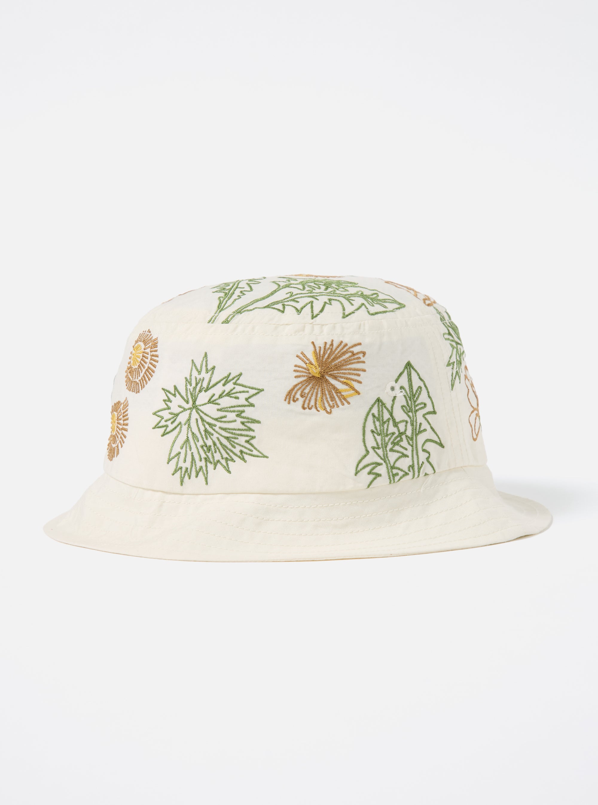 Flower Mountain x Universal Works Beach Hat in Ecru Broadcloth