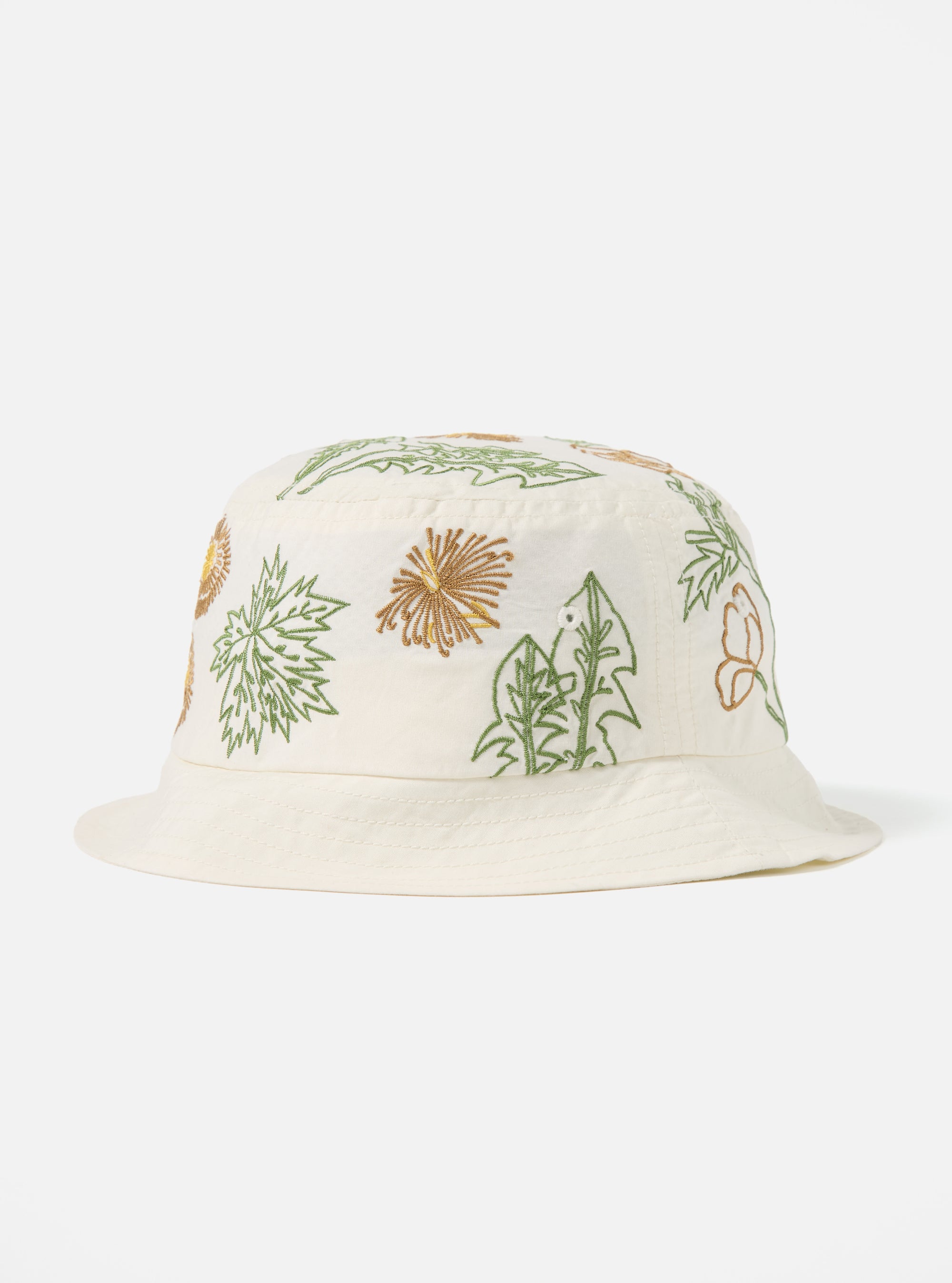 Flower Mountain x Universal Works Beach Hat in Ecru Broadcloth