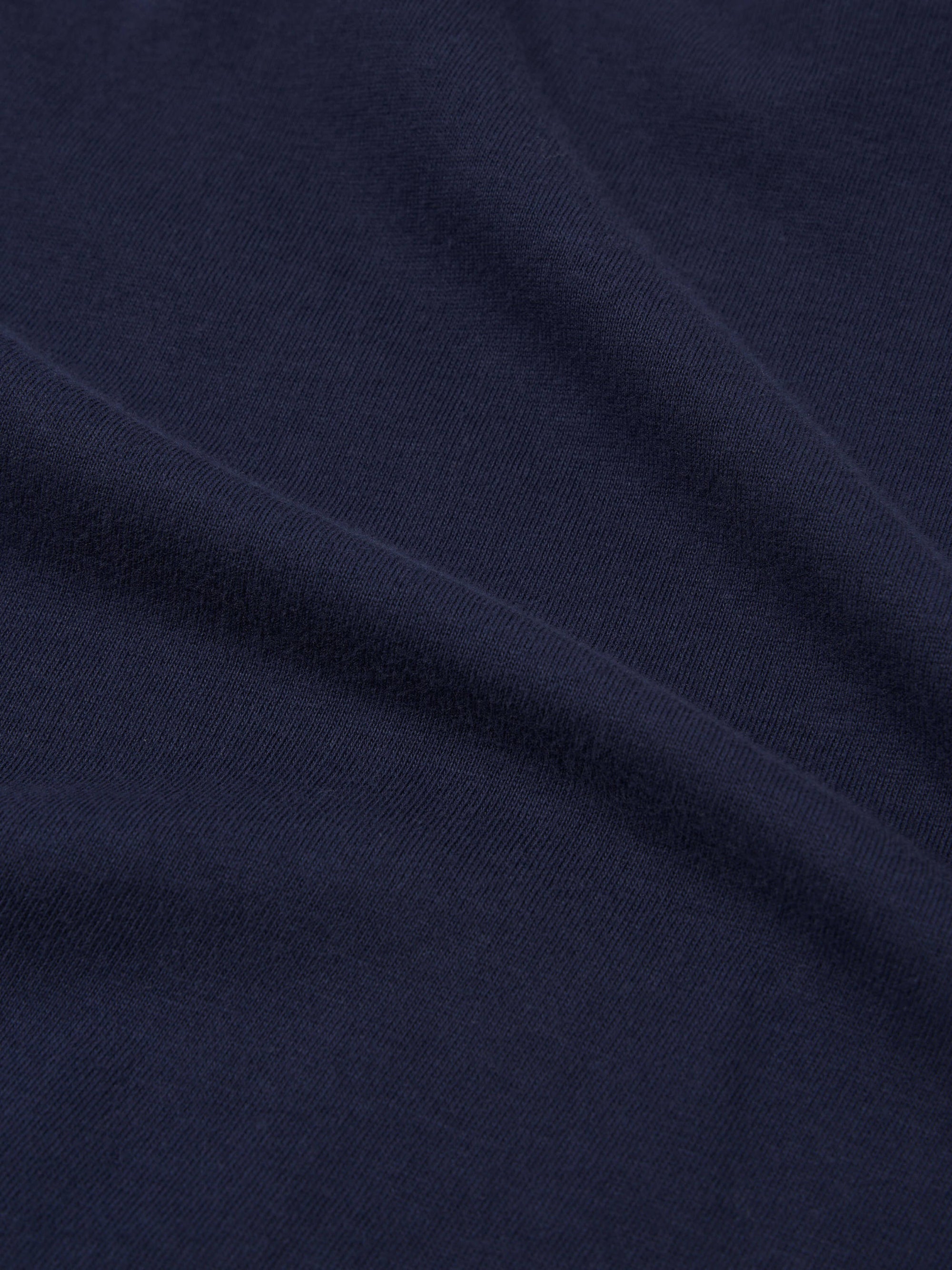 Universal Works L/S Tee in Navy Single Jersey