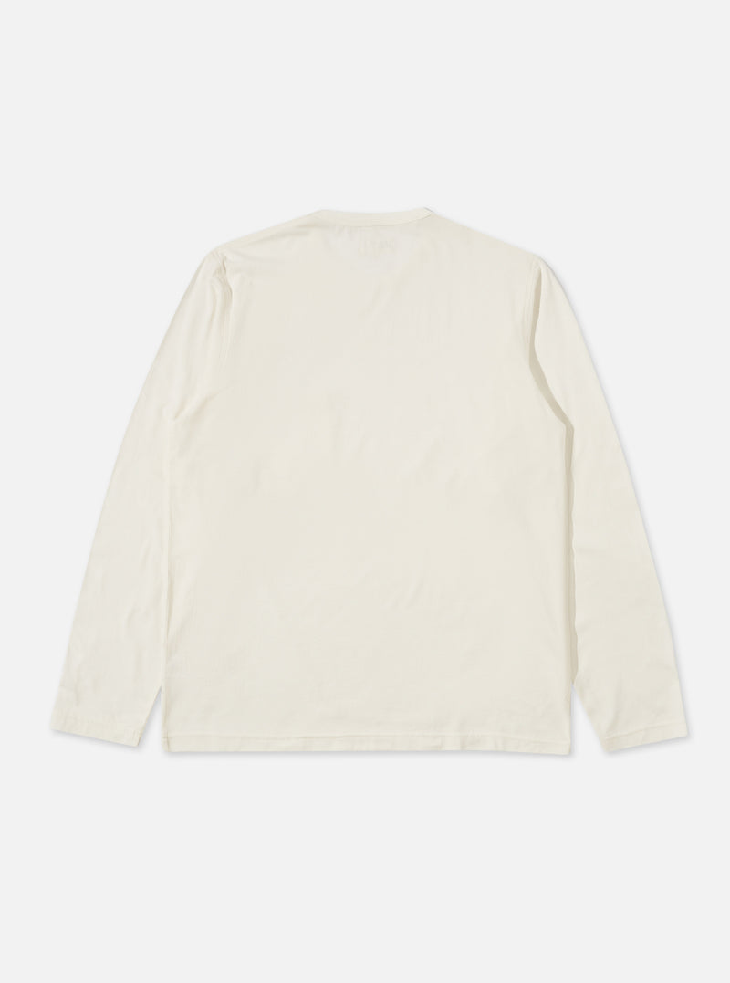 Universal Works L/S Tee in Ecru Single Jersey