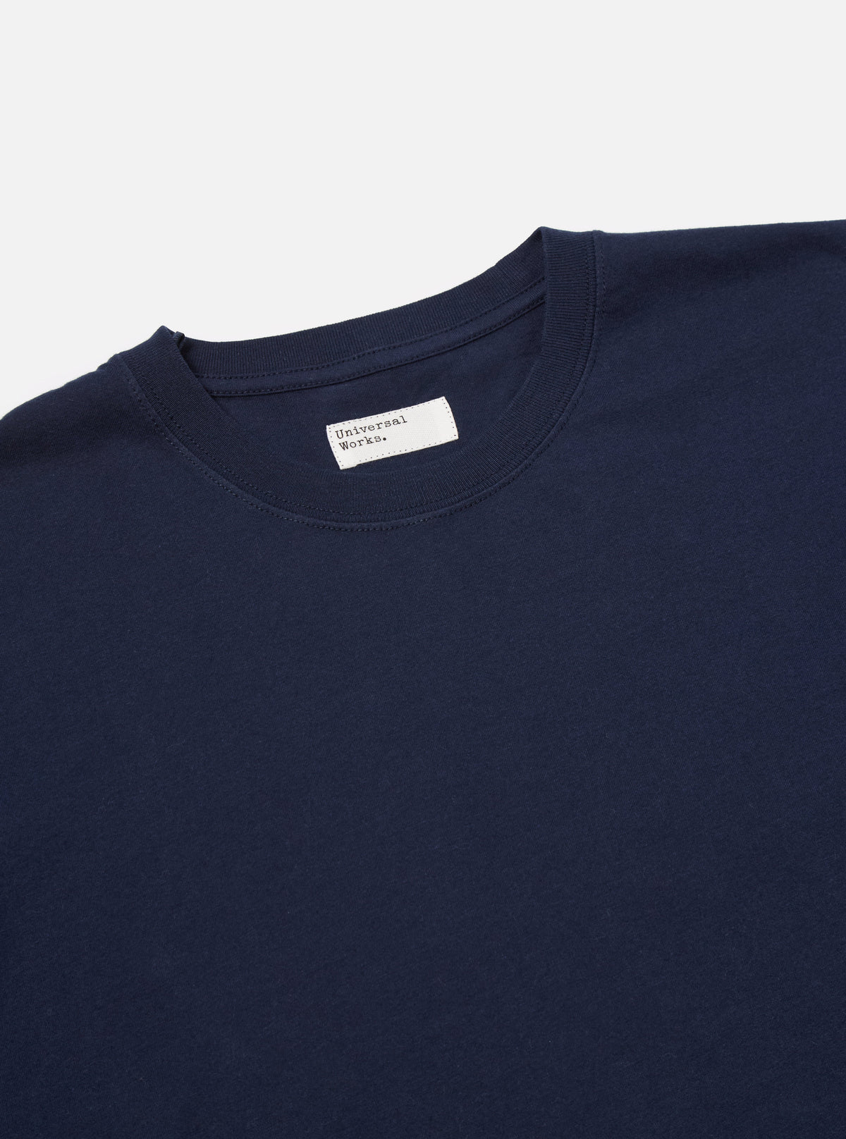 Universal Works Loose Tee in Navy Single Jersey