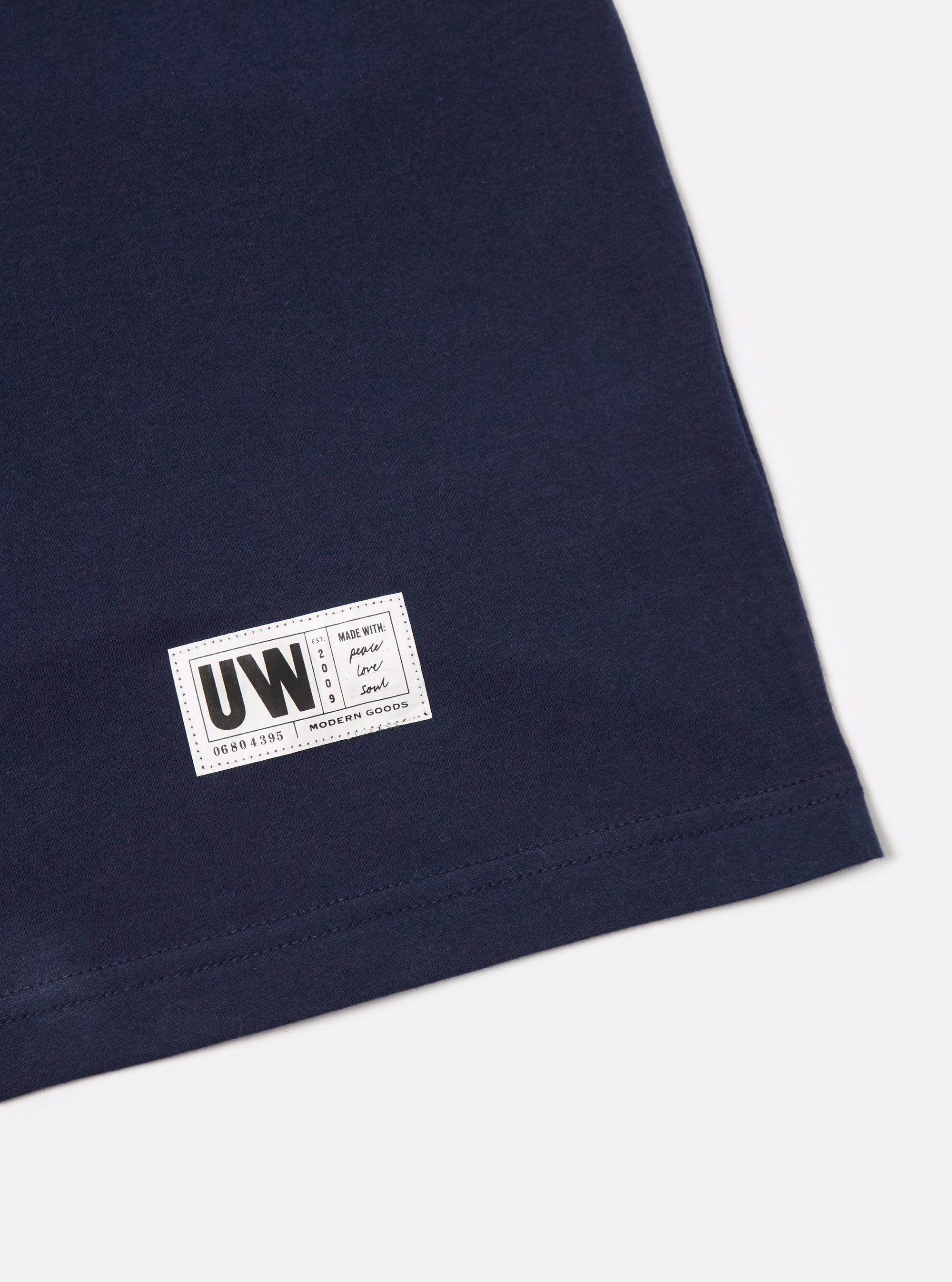 Universal Works Loose Tee in Navy Single Jersey