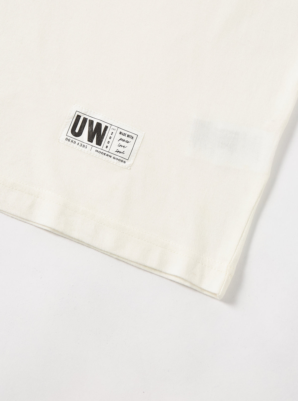 Universal Works Loose Tee in Ecru Single Jersey