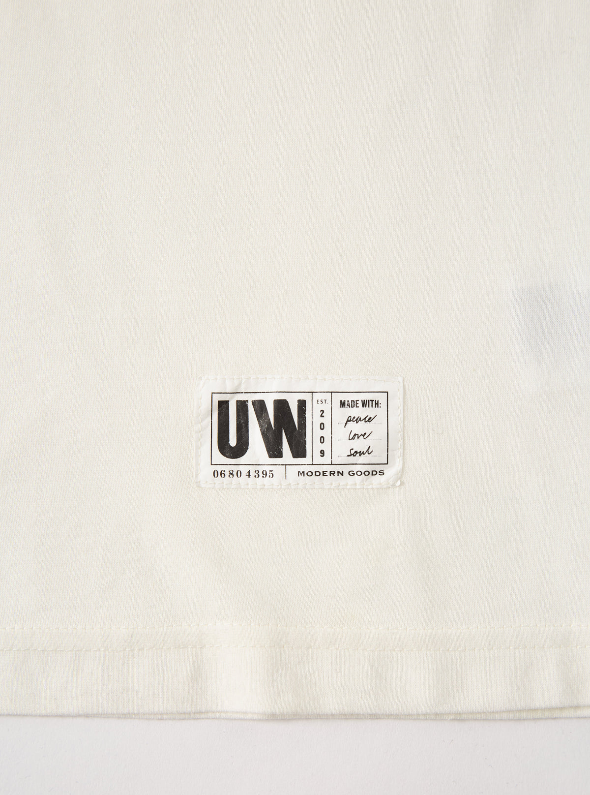 Universal Works Loose Tee in Ecru Single Jersey