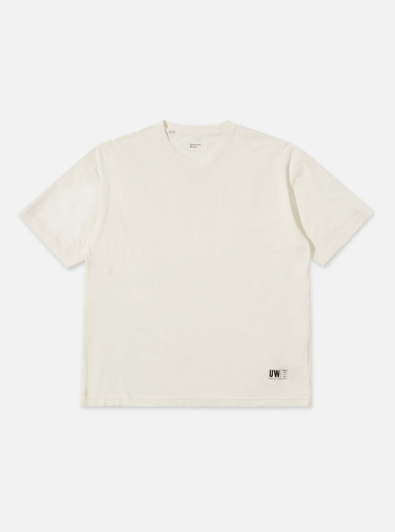 Universal Works Loose Tee in Ecru Single Jersey