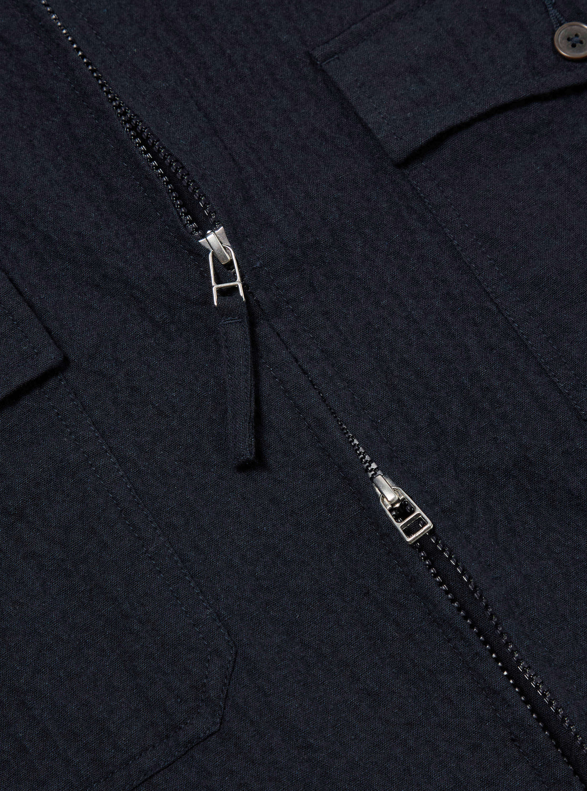 Universal Works E130 Jacket in Dark Navy Ospina Cotton