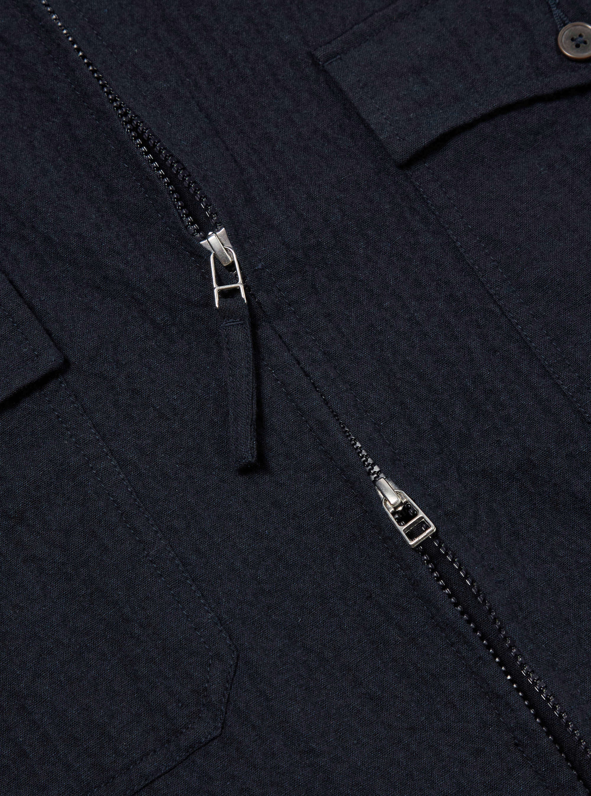 Universal Works E130 Jacket in Dark Navy Ospina Cotton