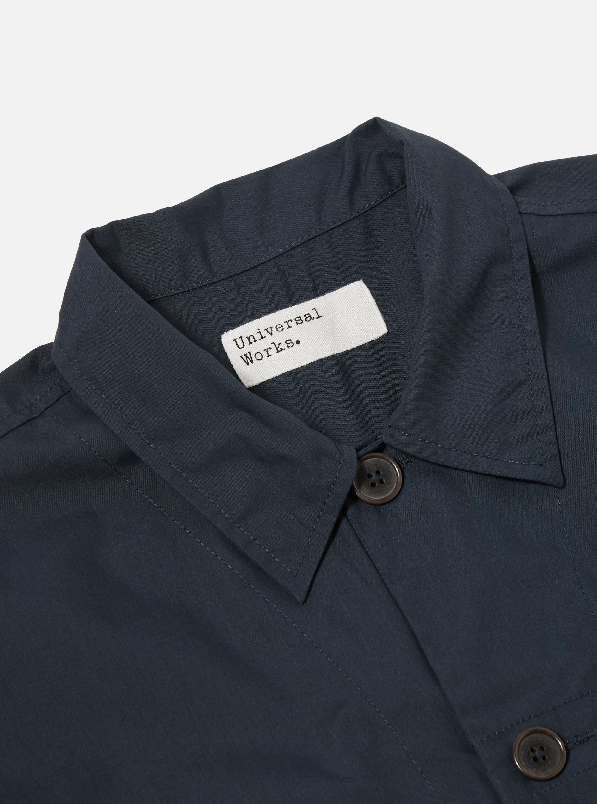 Universal Works Tech Overshirt in Navy Recycled Polytech