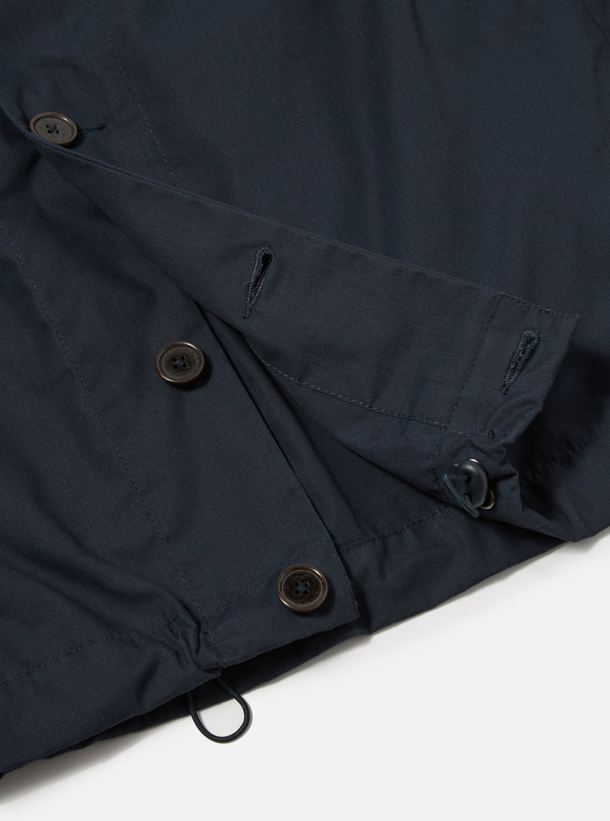 Universal Works Tech Overshirt in Navy Recycled Polytech