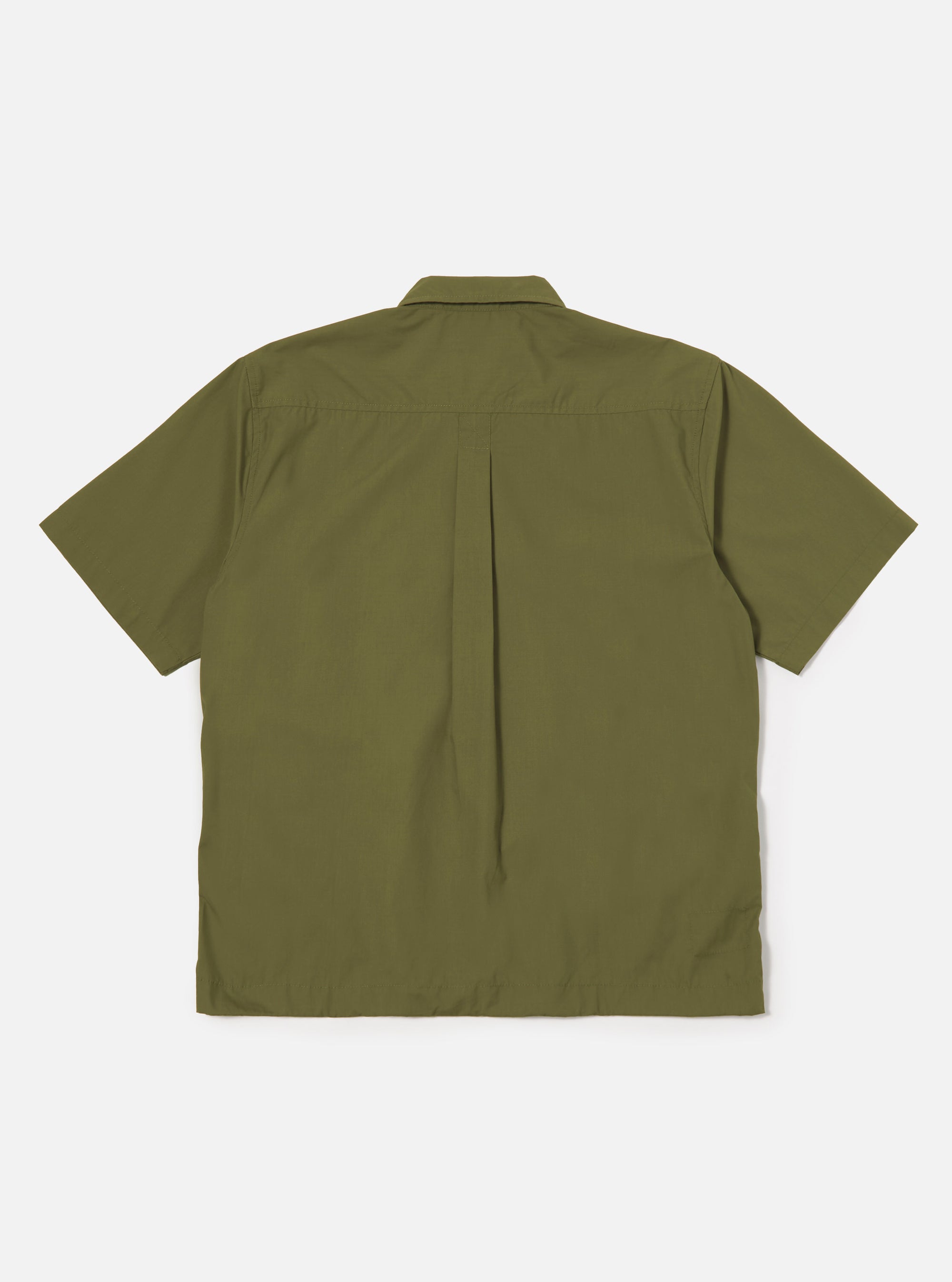 Universal Works Tech Overshirt in Olive Recycled Polytech