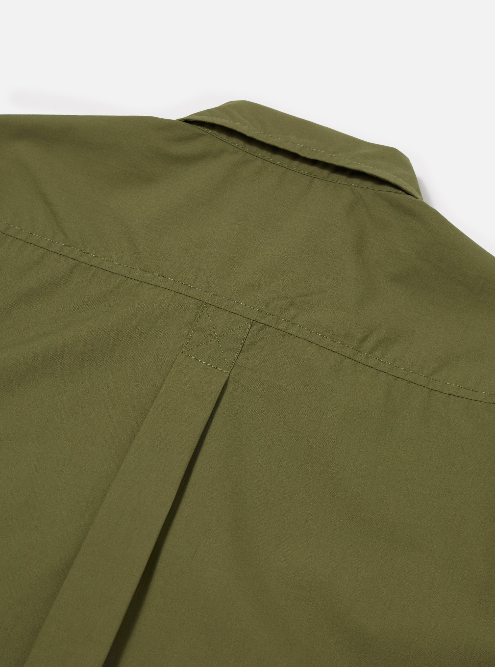 Universal Works Tech Overshirt in Olive Recycled Polytech