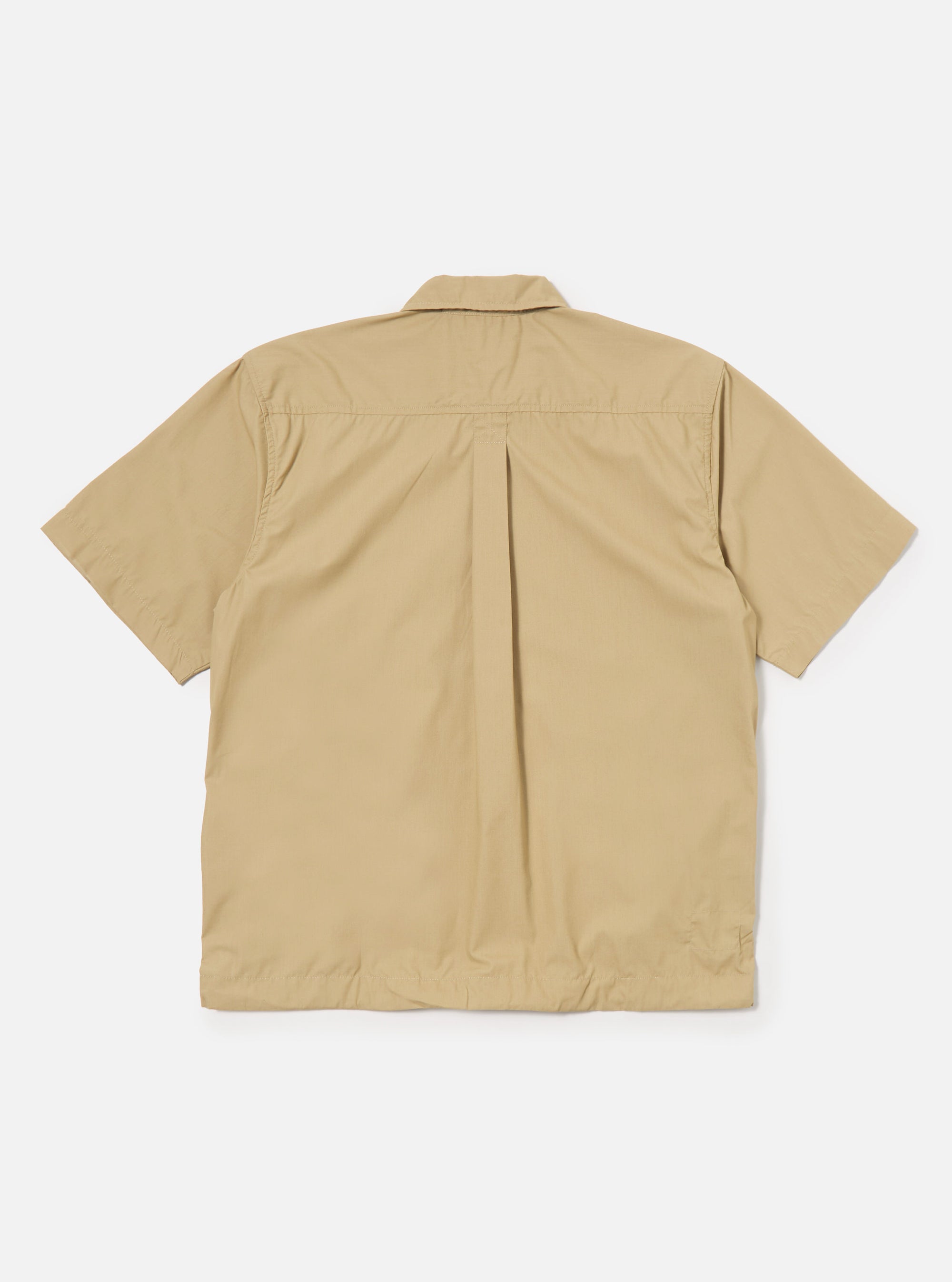 Universal Works Tech Overshirt in Sand Recycled Polytech