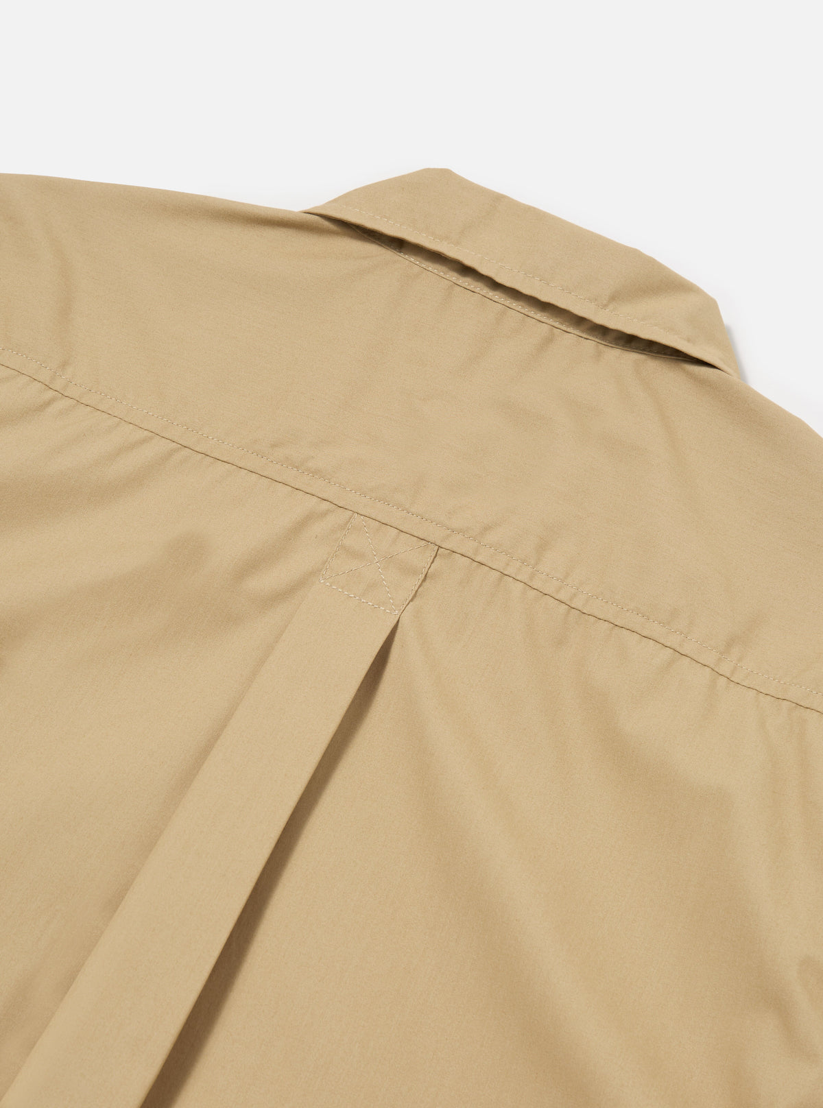 Universal Works Tech Overshirt in Sand Recycled Polytech