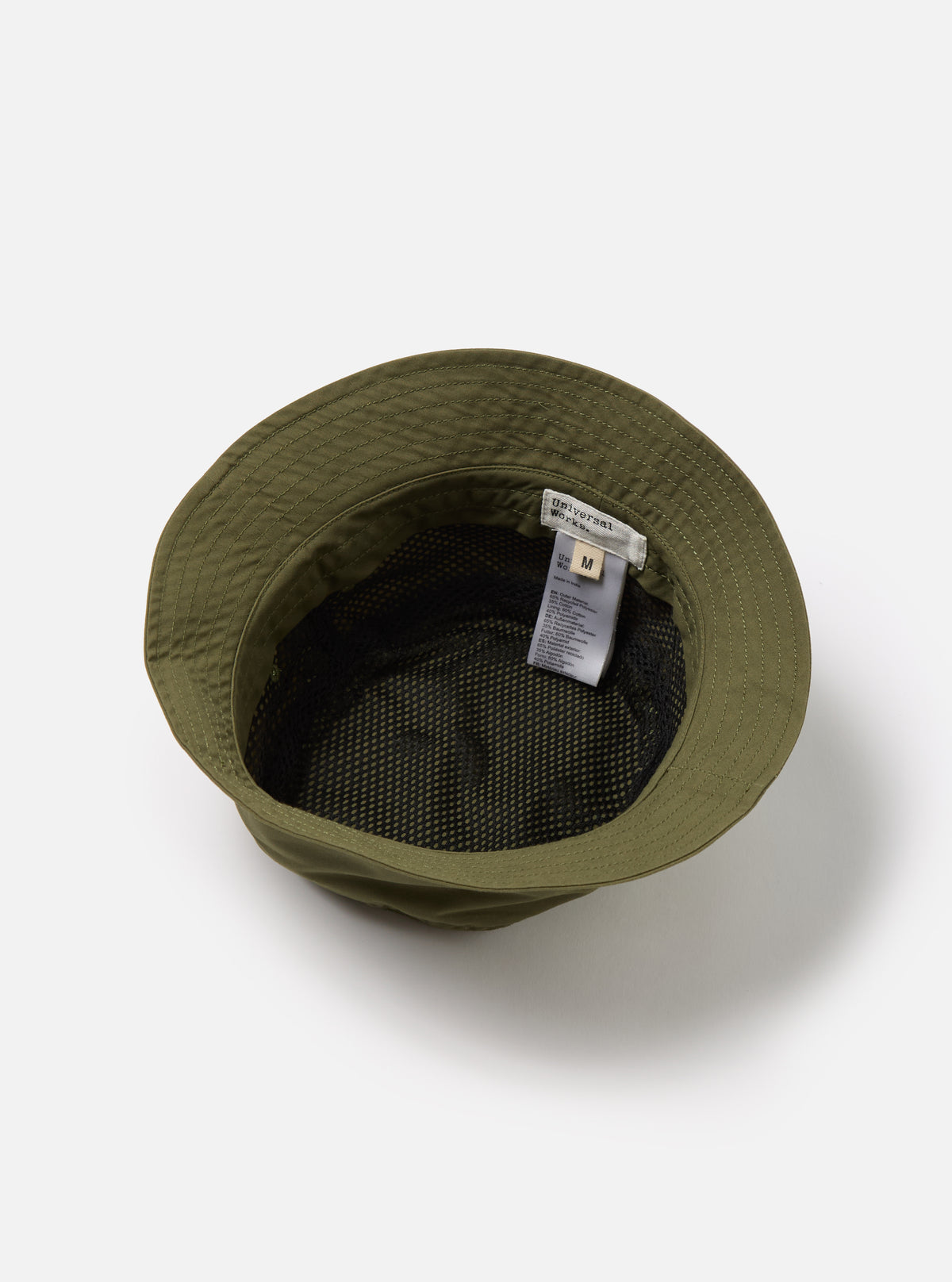 Universal Works Beach Hat in Olive Recycled Polytech