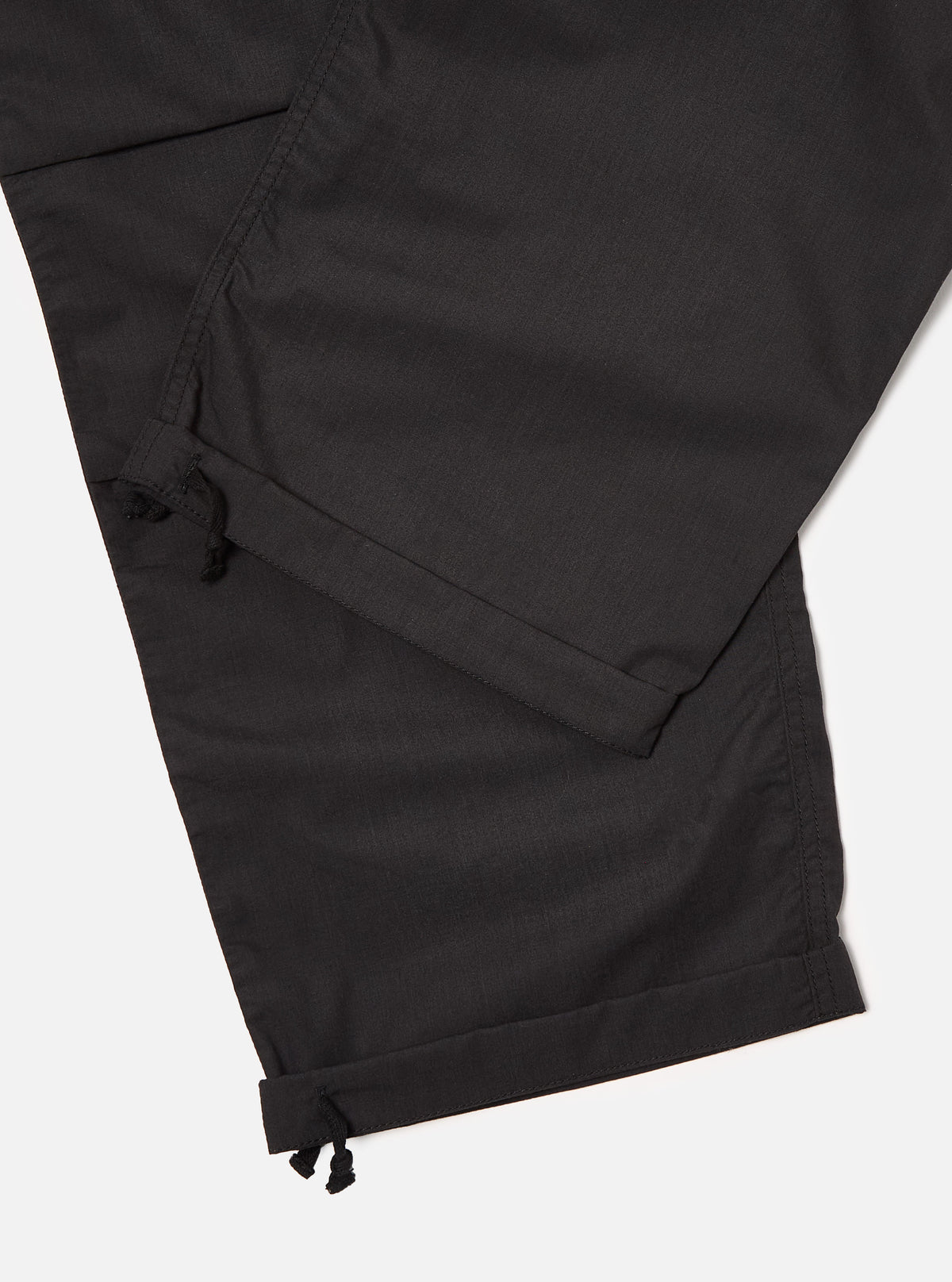 Universal Works Parachute Pant in Black Recycled Polytech