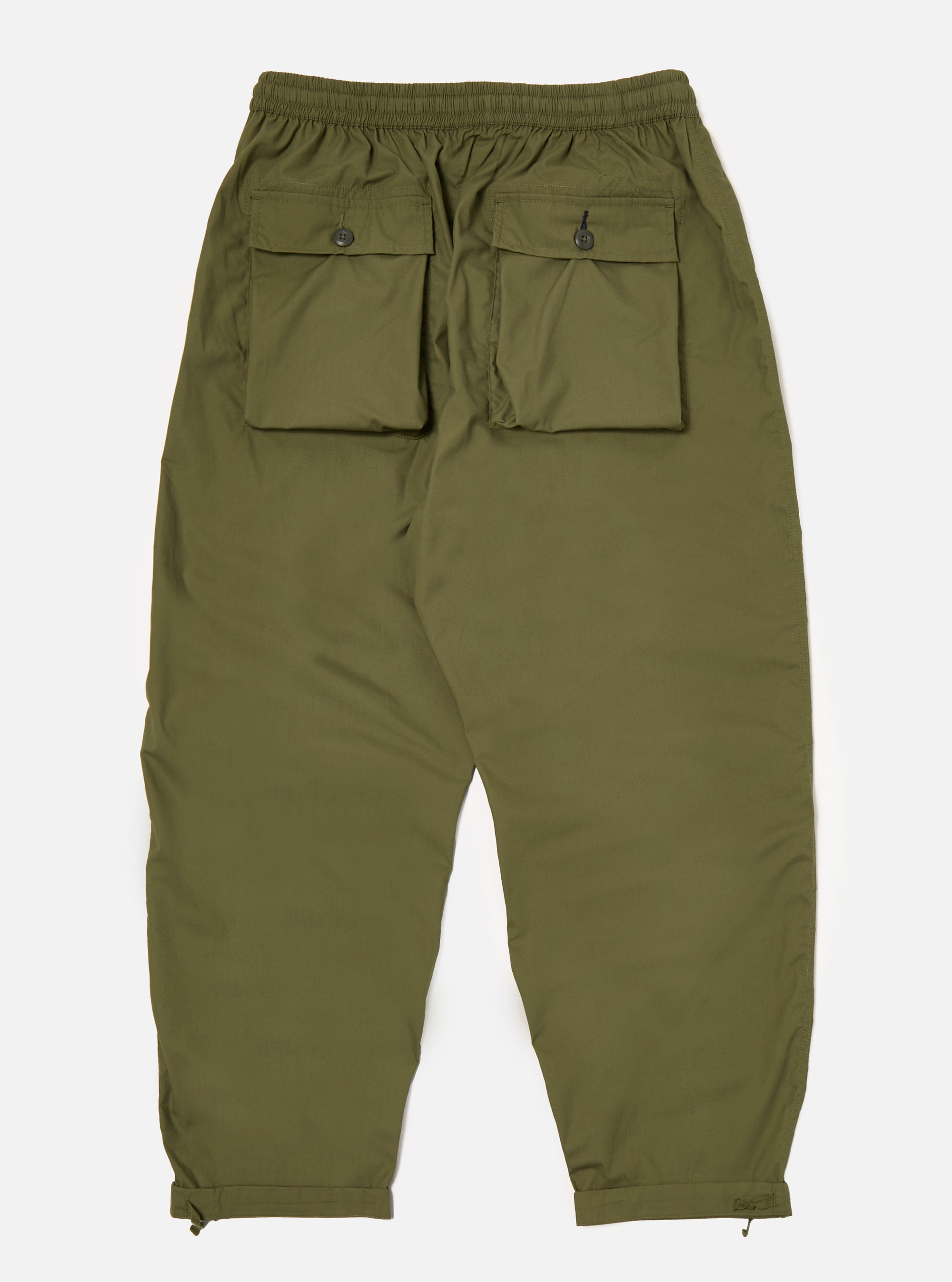 Universal Works Parachute Pant in Olive Recycled Polytech