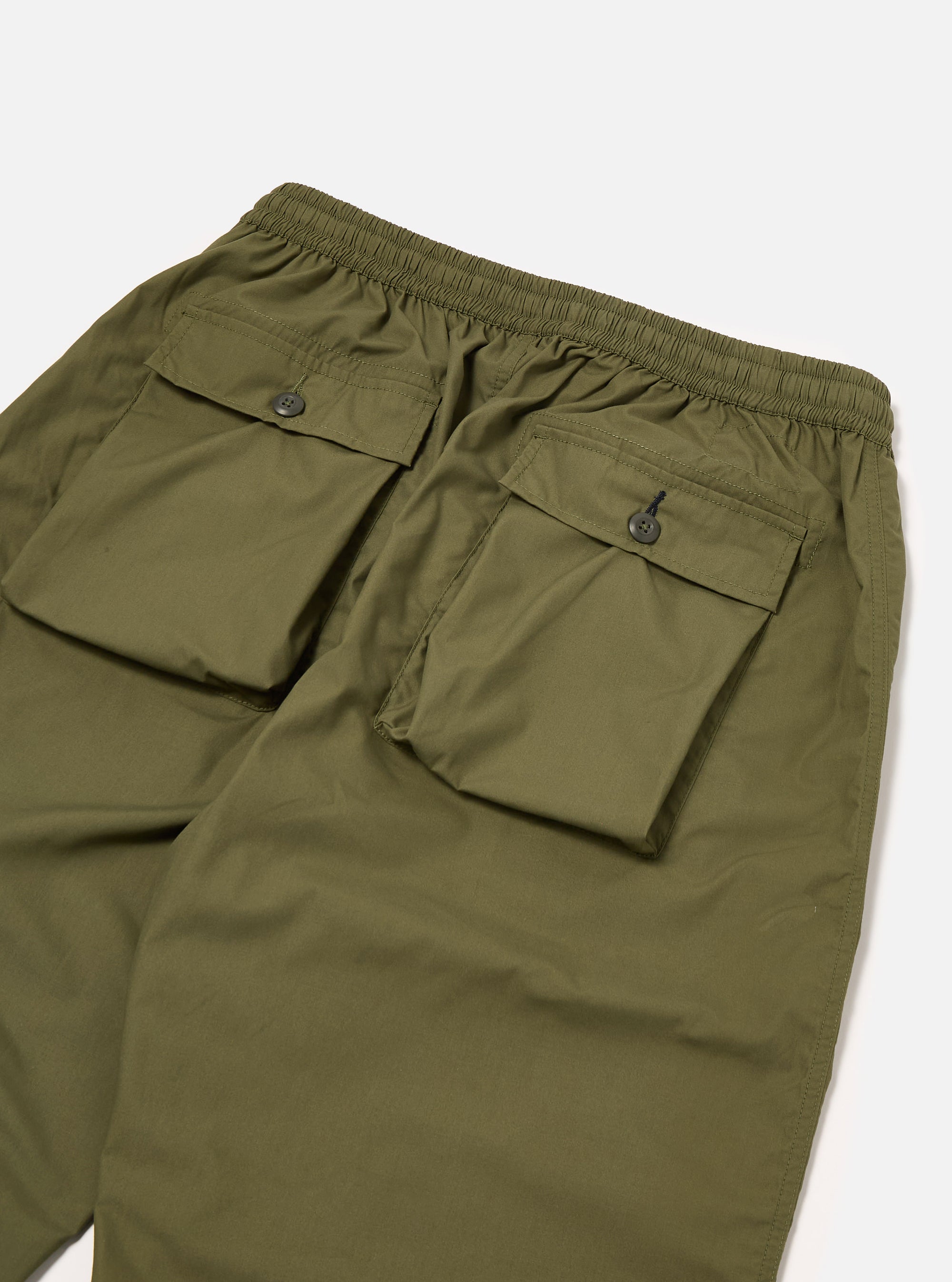 Universal Works Parachute Pant in Olive Recycled Polytech