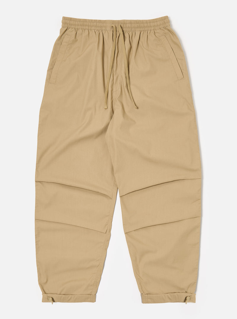 Universal Works Parachute Pant in Sand Recycled Polytech