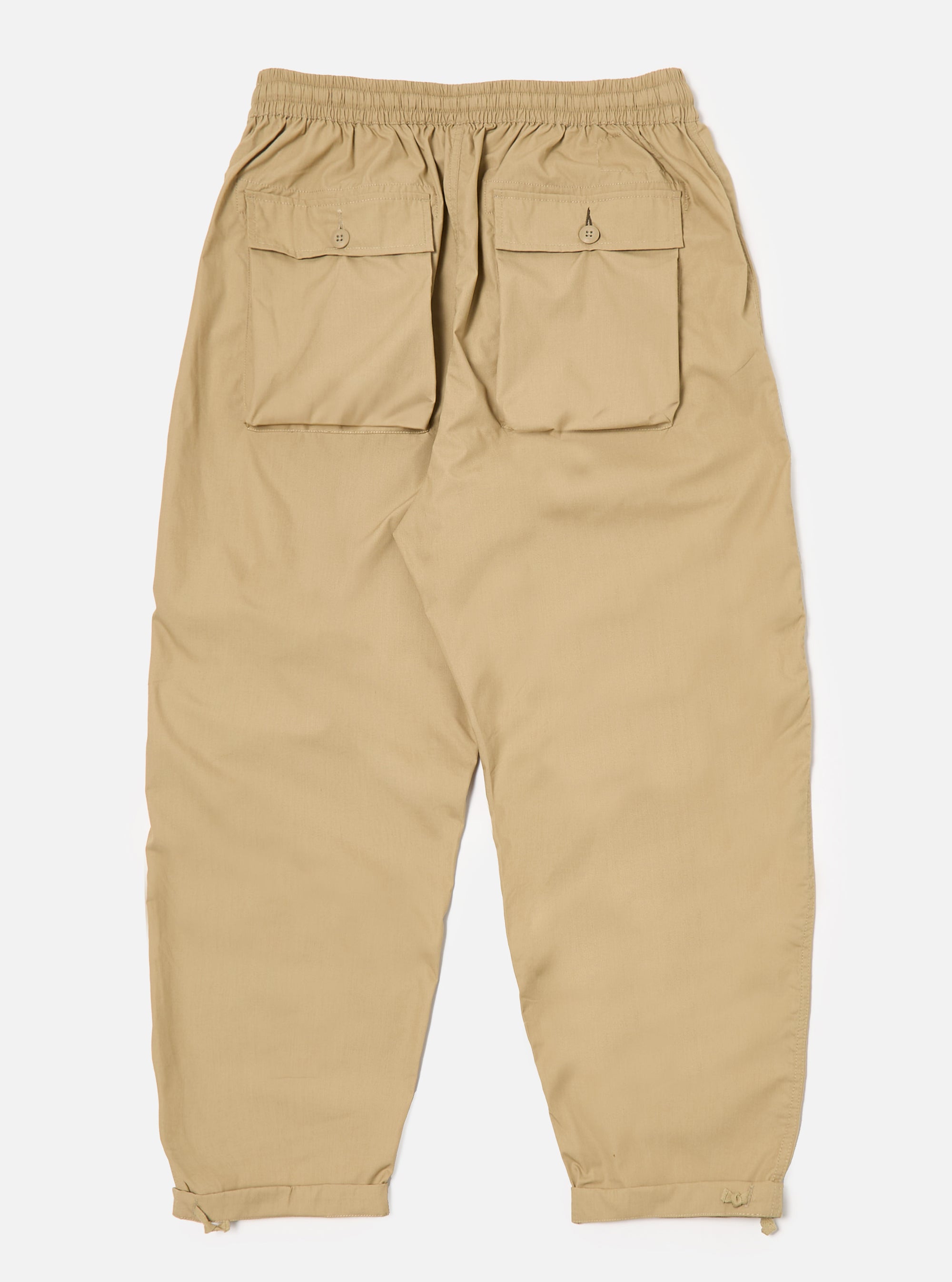 Universal Works Parachute Pant in Sand Recycled Polytech