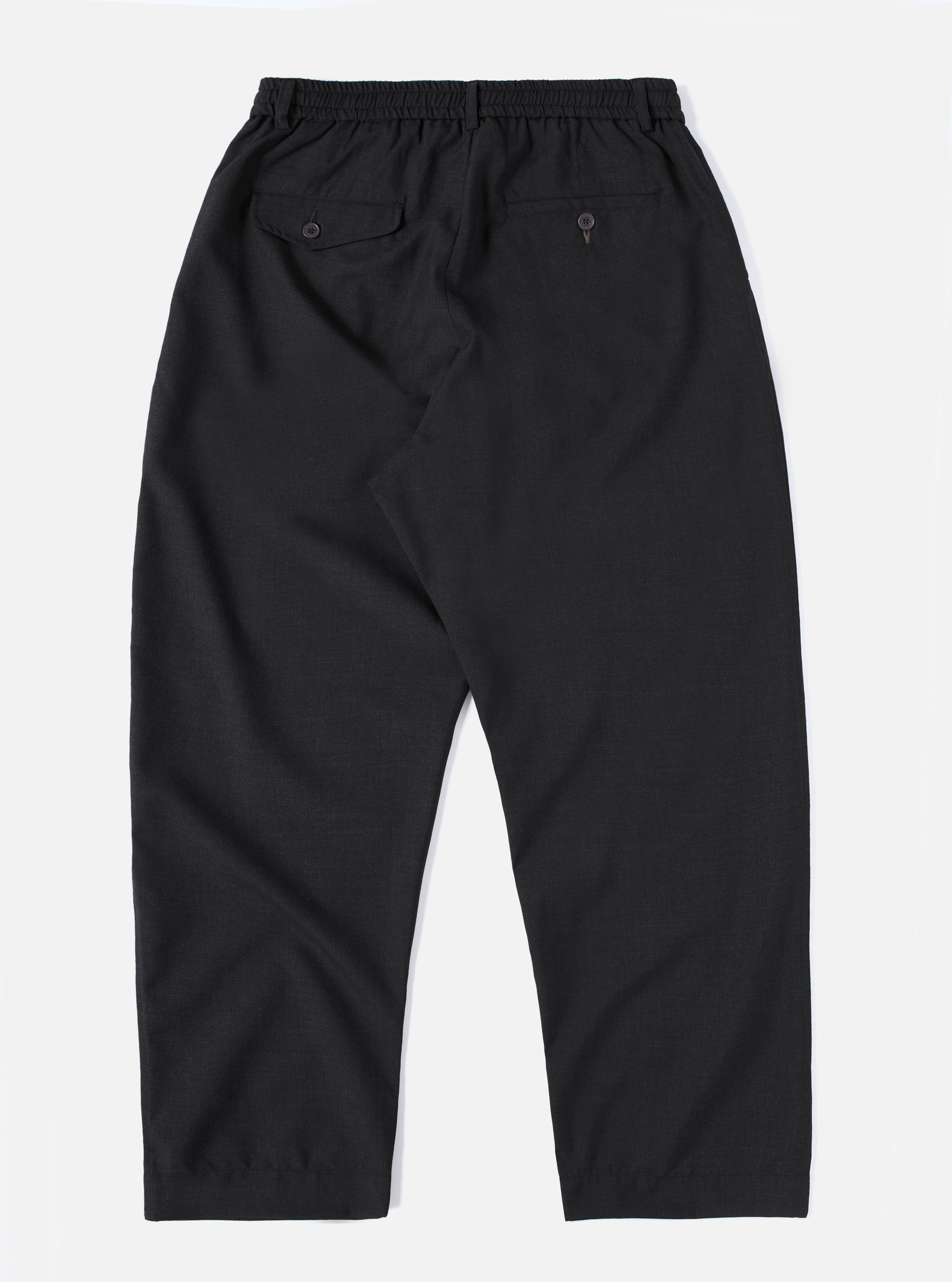 Charcoal Tropical Suiting Oxford Pant