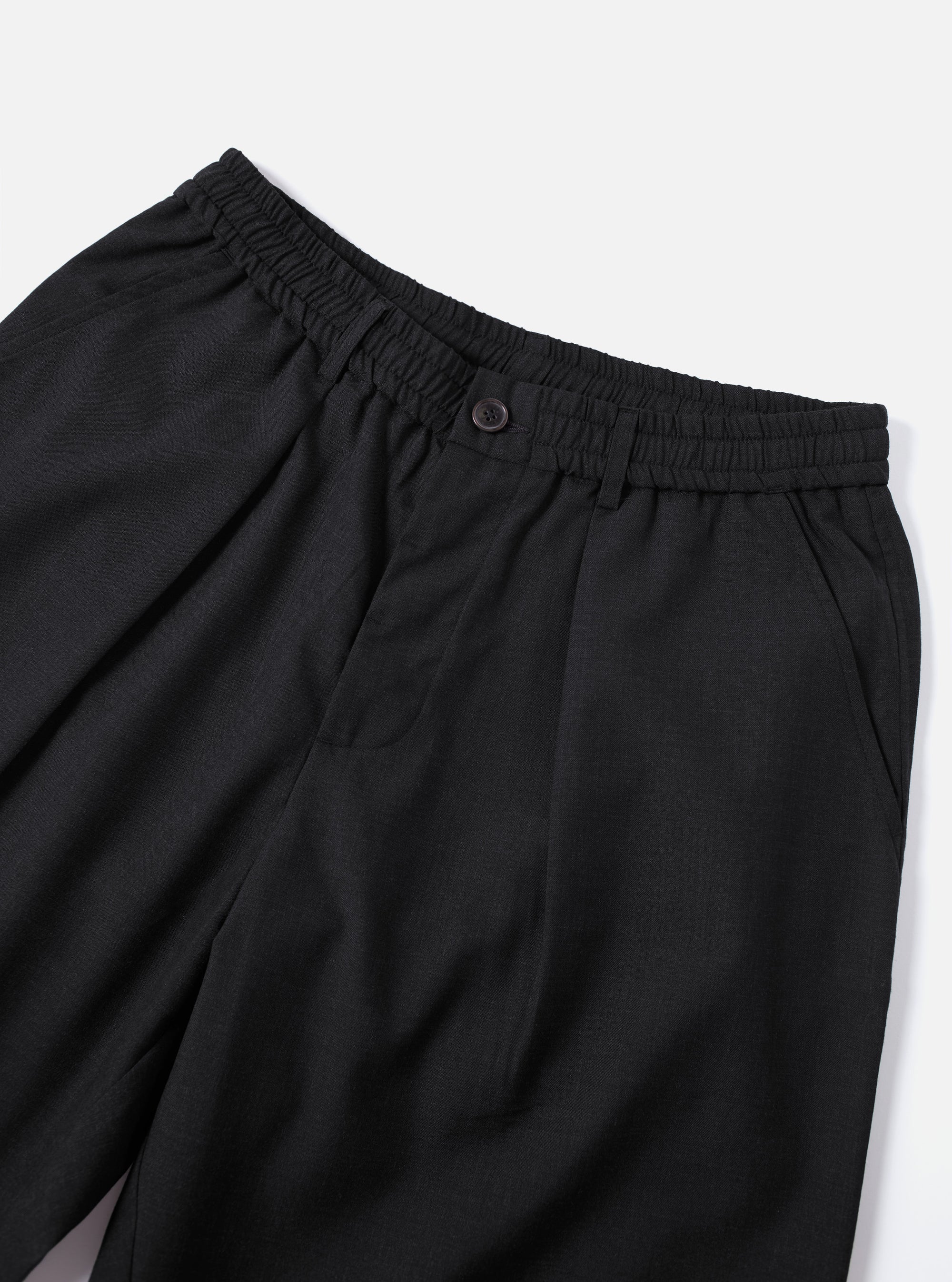 Charcoal Tropical Suiting Oxford Pant