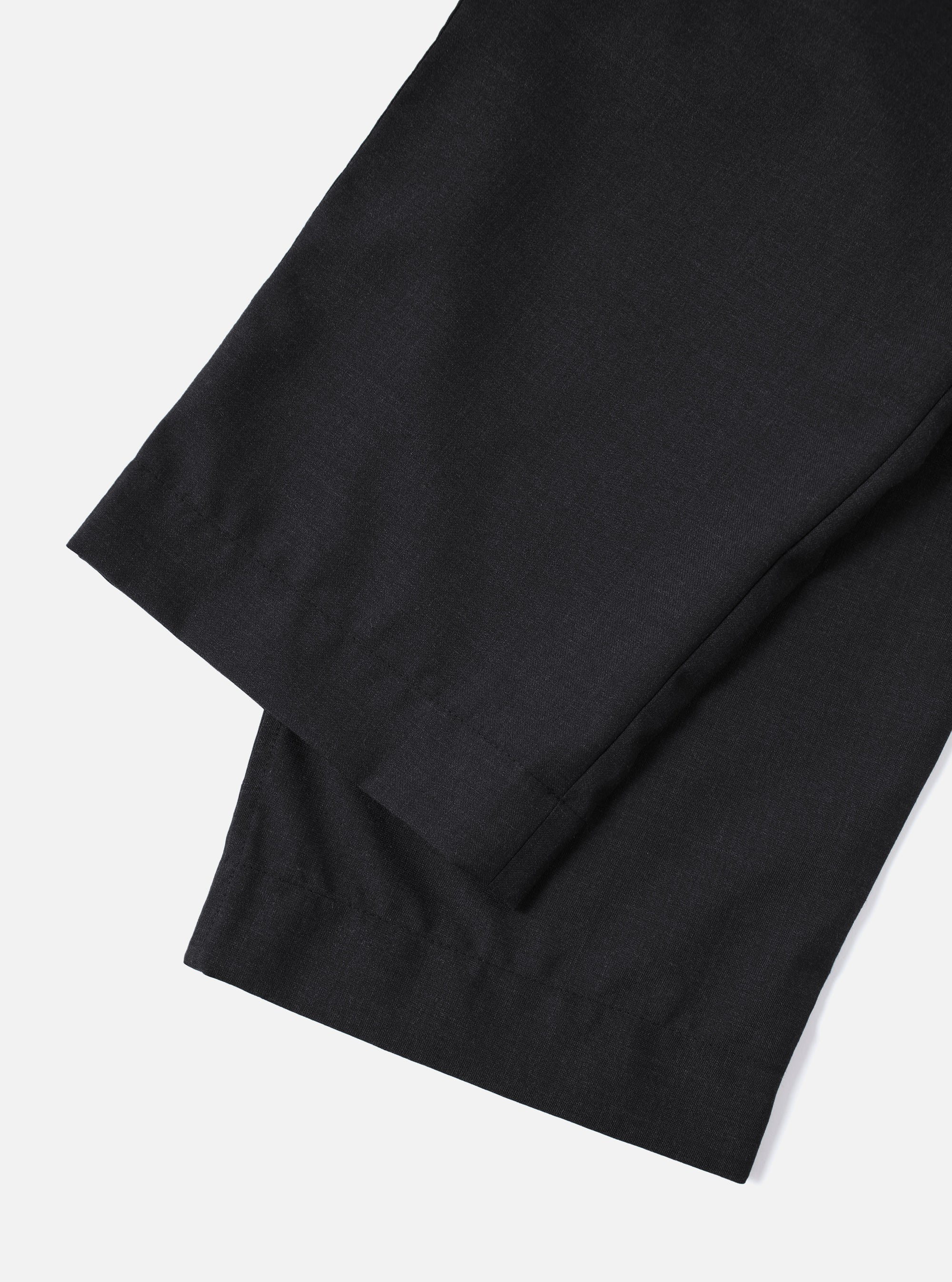Charcoal Tropical Suiting Oxford Pant