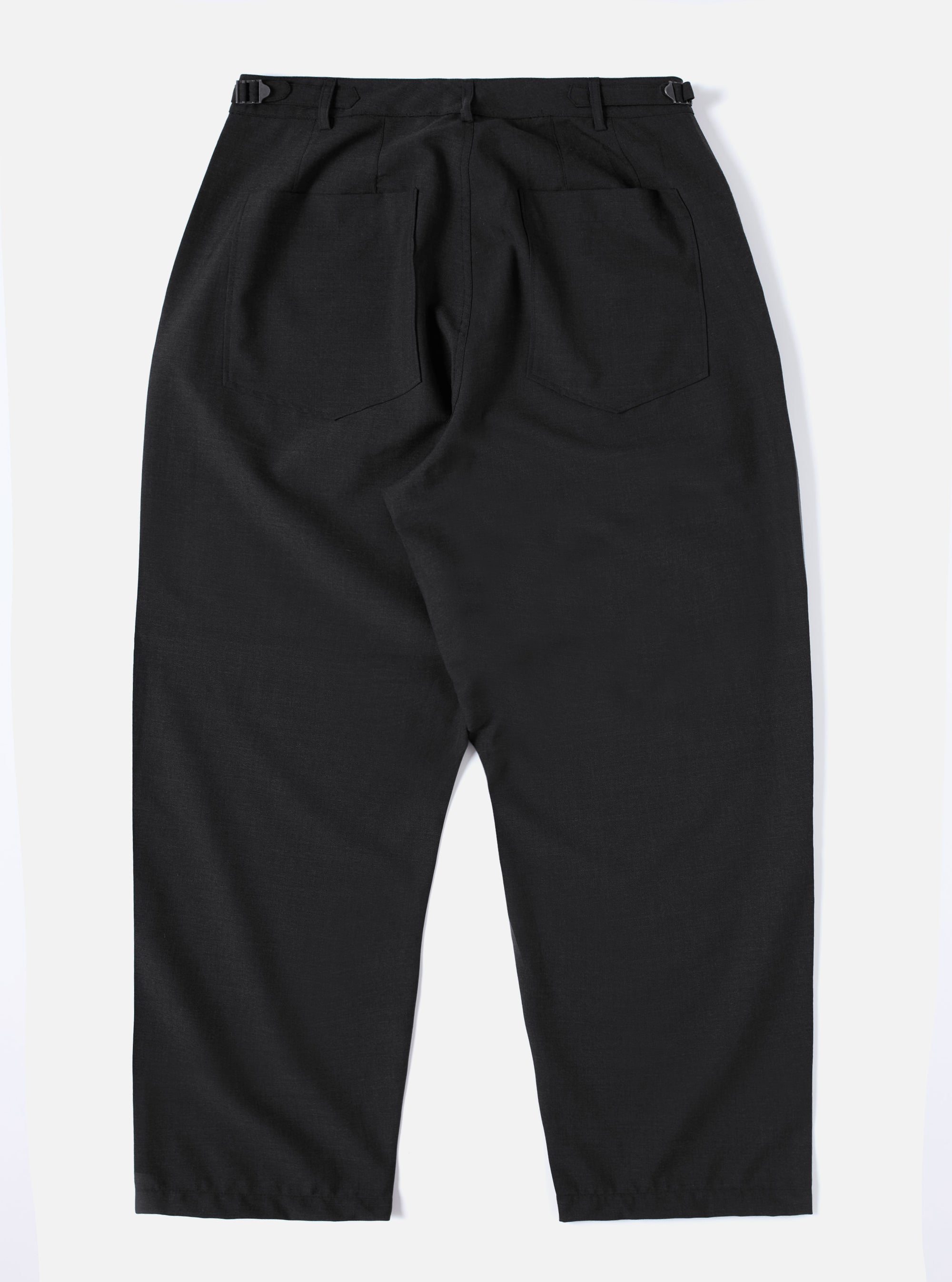 Charcoal Tropical Suiting Dutch Pant