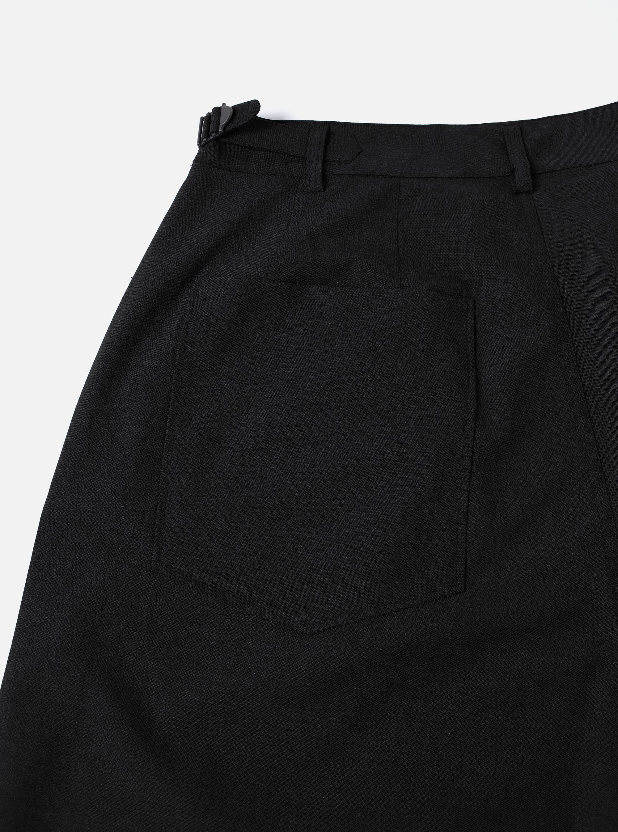 Charcoal Tropical Suiting Dutch Pant