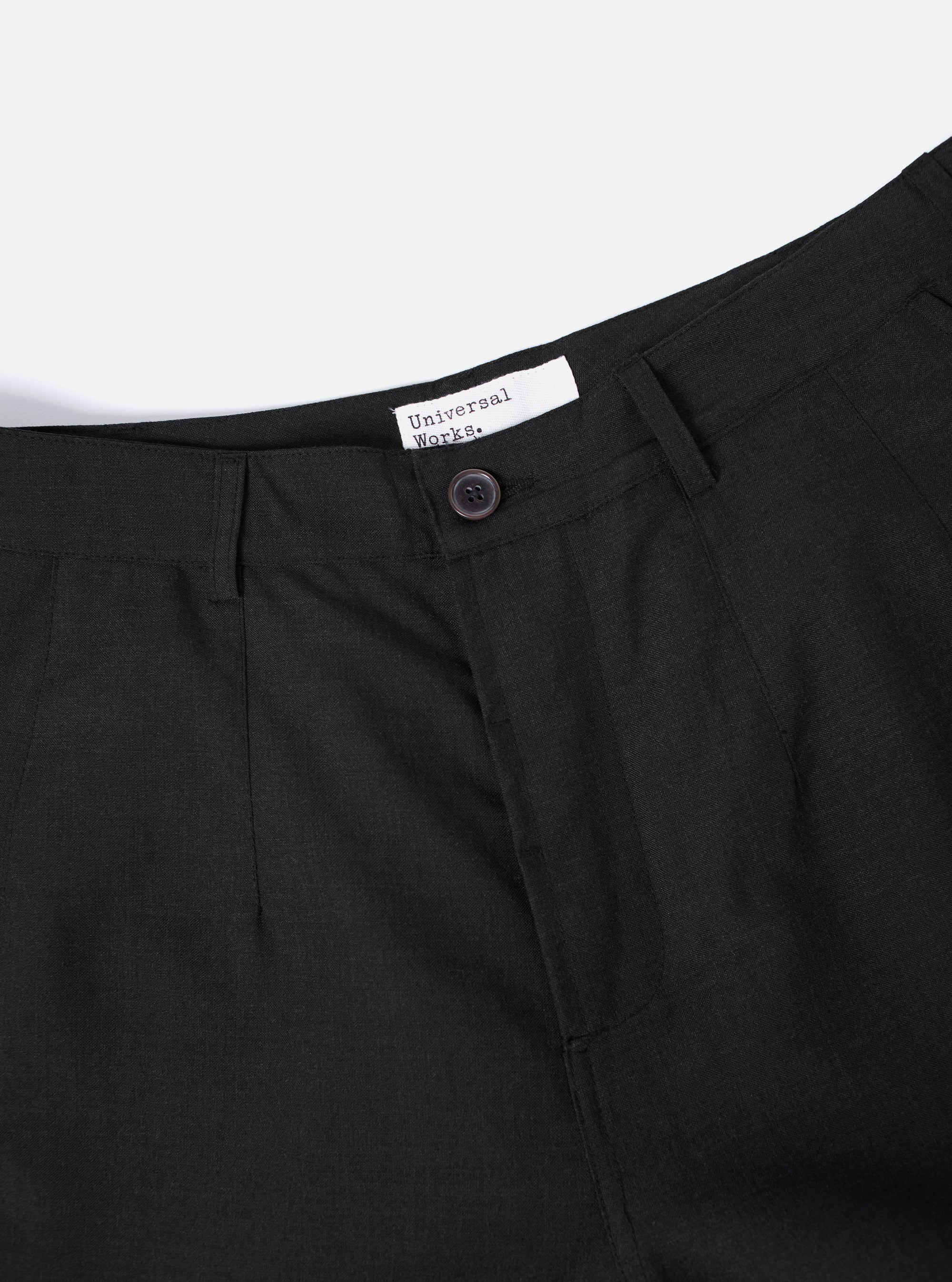 Charcoal Tropical Suiting Dutch Pant
