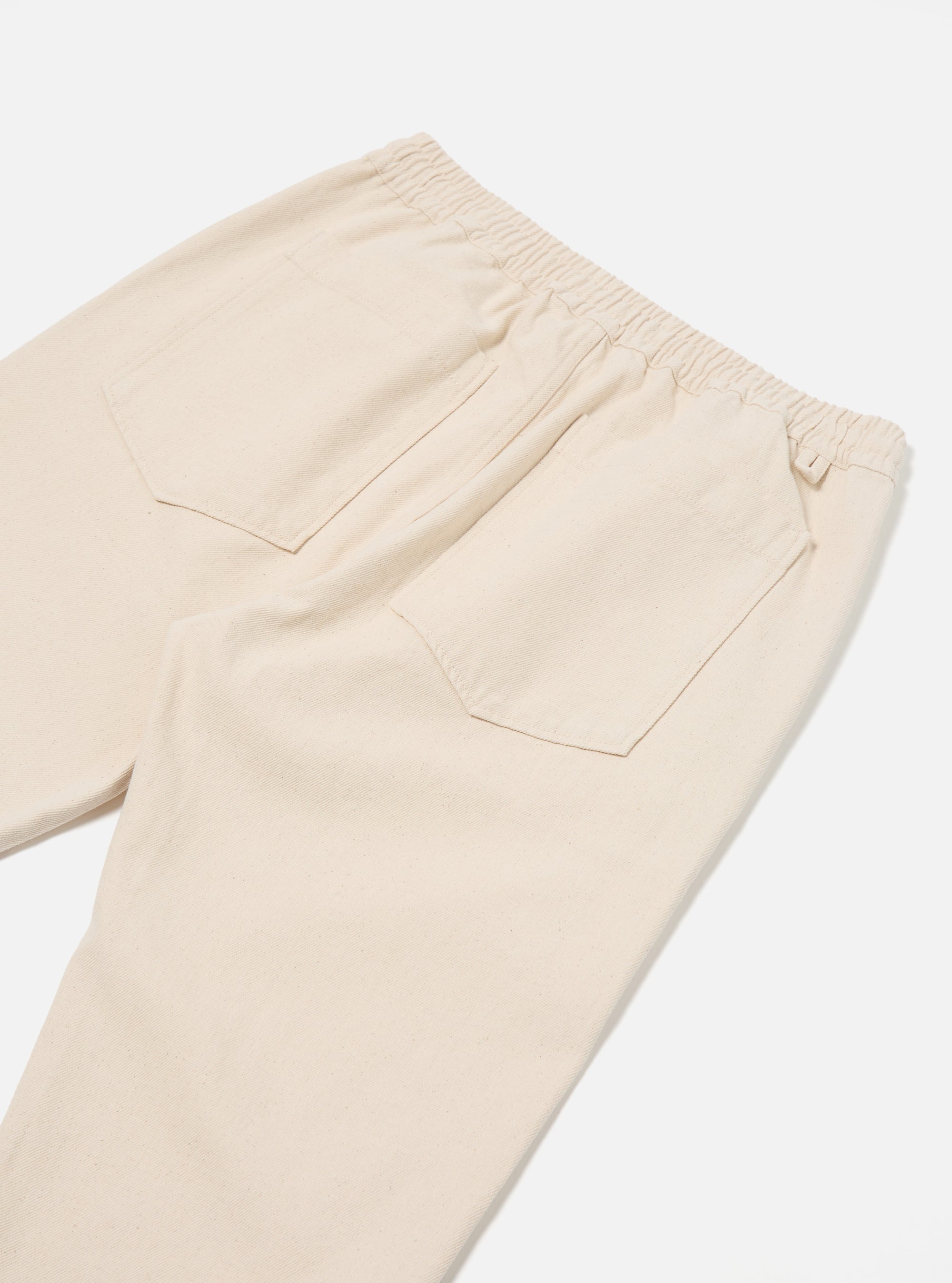 Universal Works Hi Water Trouser in Ecru Recycled Cotton