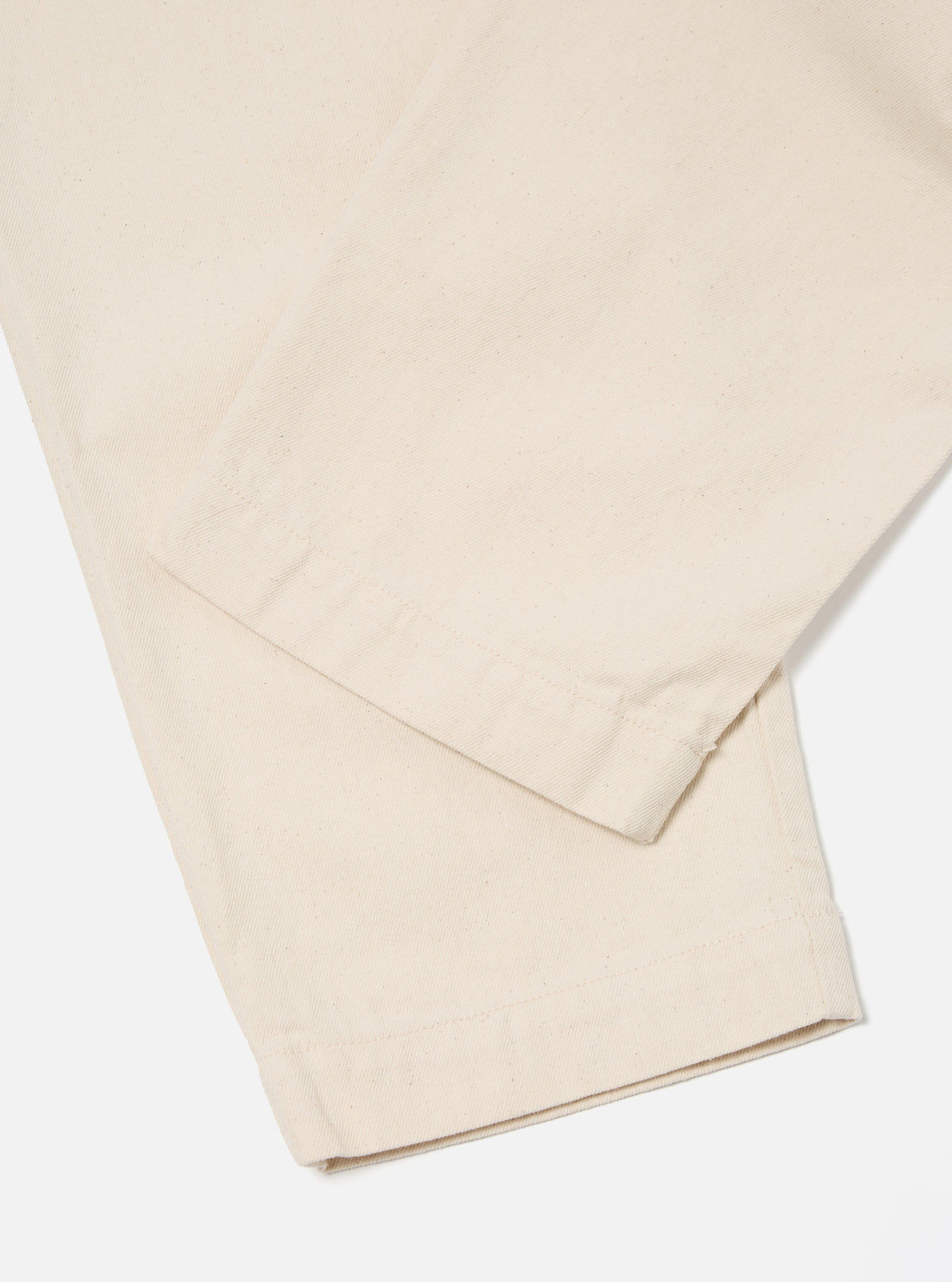 Universal Works Duke Pant in Ecru Recycled Cotton