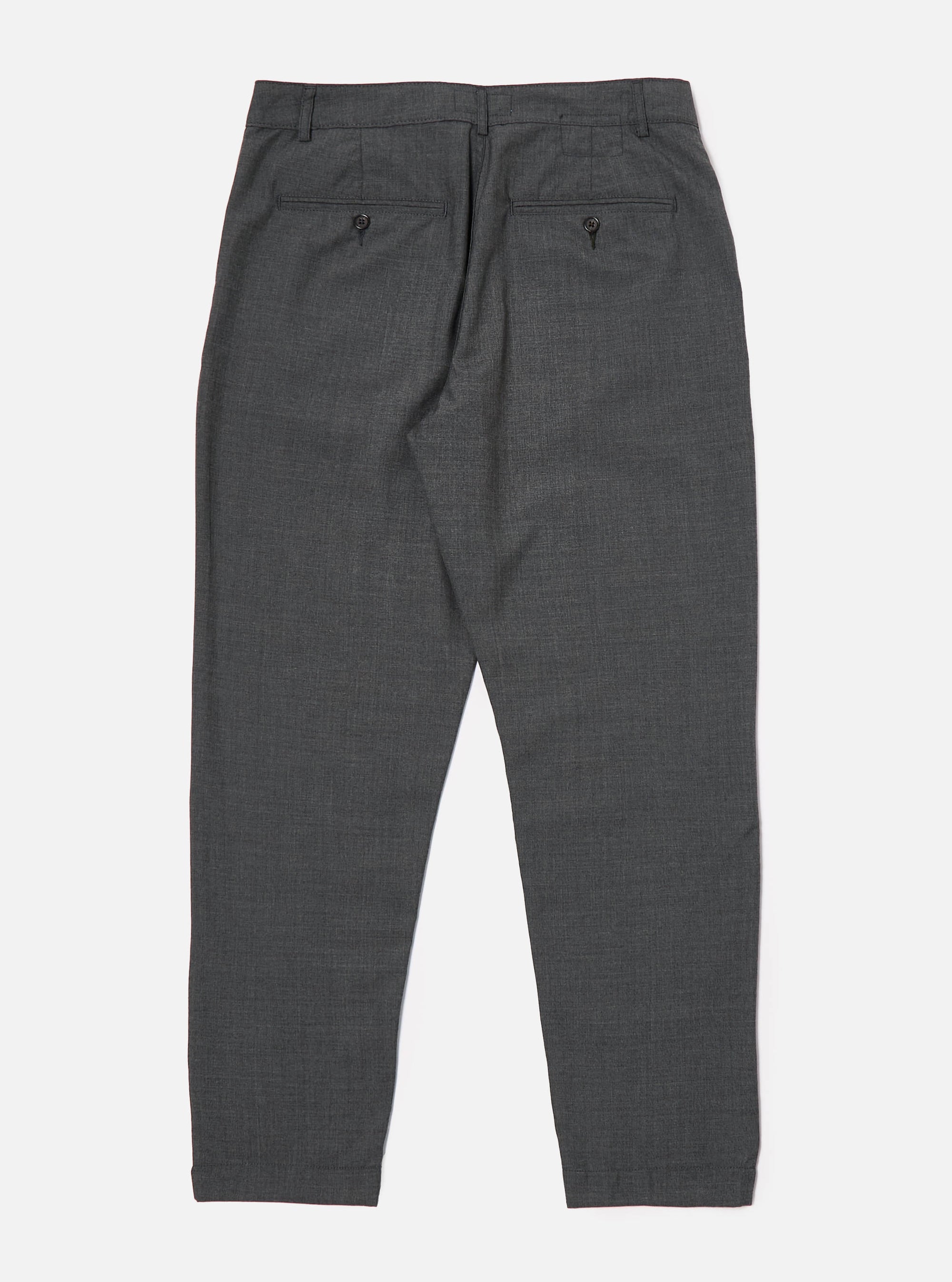 Universal Works Military Chino in Grey Marl Tropical Suiting