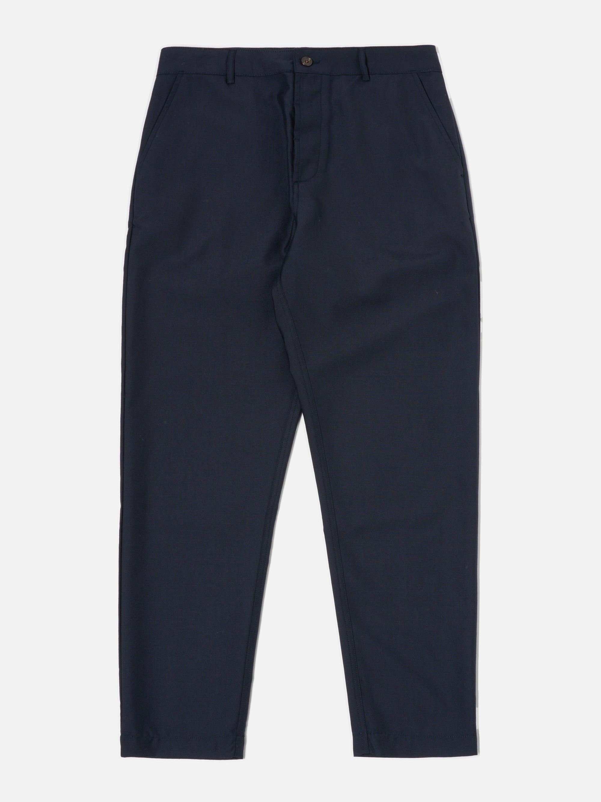 Universal Works Military Chino in Navy Tropical Suiting