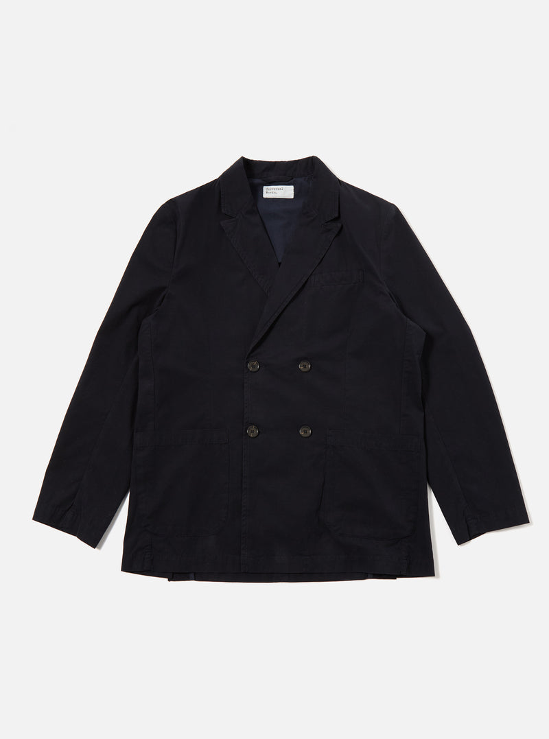 Universal Works Manor Jacket in Navy Summer Canvas