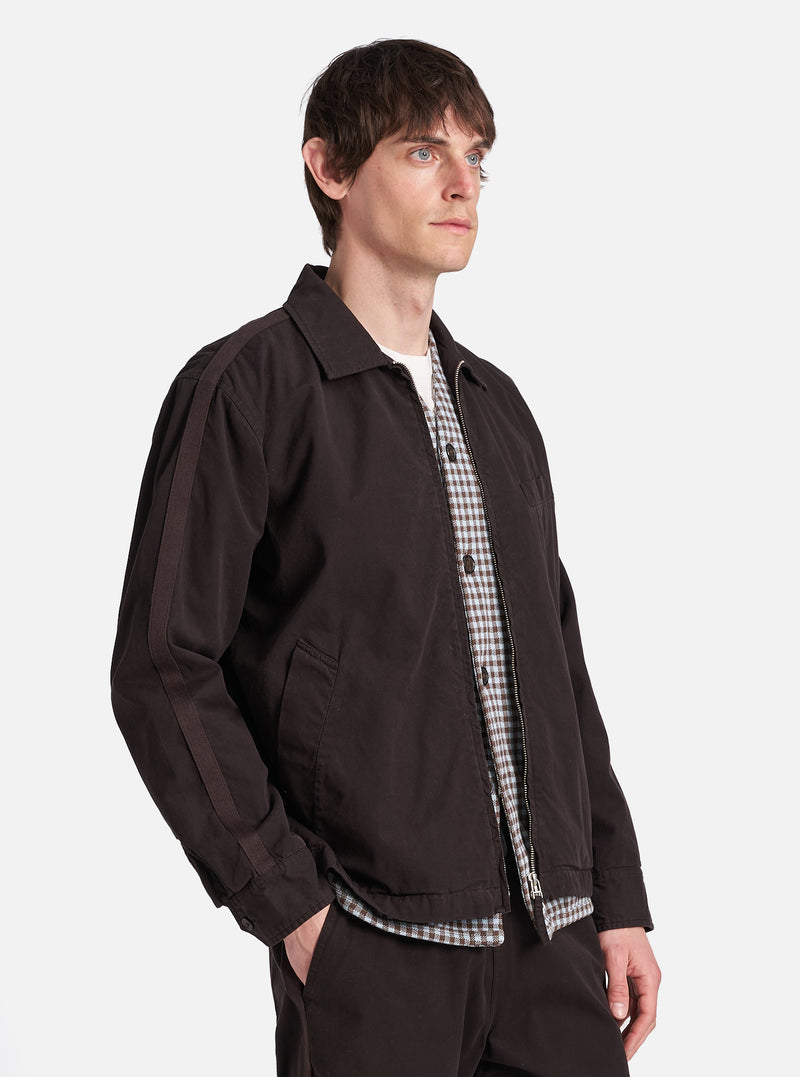 Universal Works Windcheater Jacket in Licorice Summer Canvas